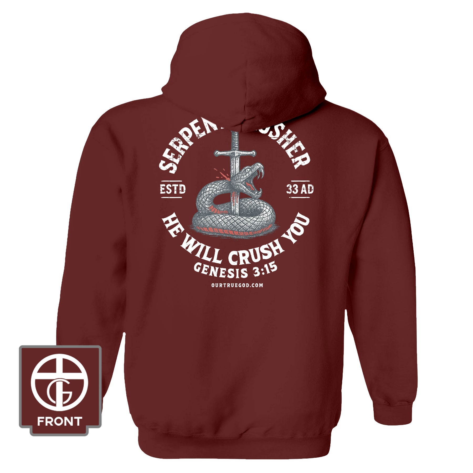 Serpent Crusher Fall Collection Hoodie - Our True God