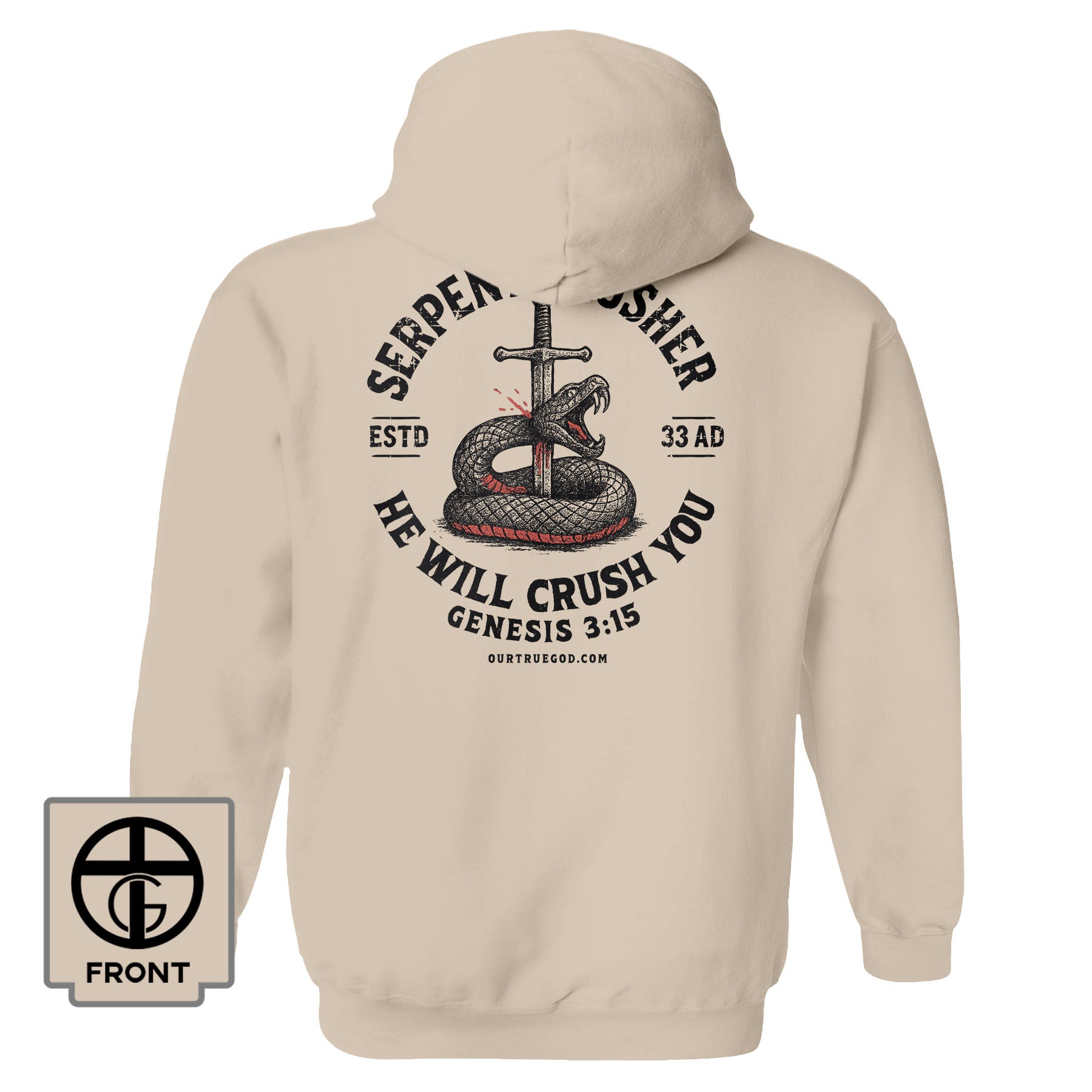 Serpent Crusher Fall Collection Hoodie - Our True God