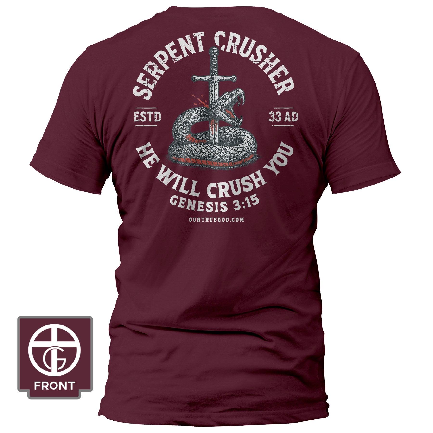 Serpent Crusher Fall Collection T-Shirt - Our True God