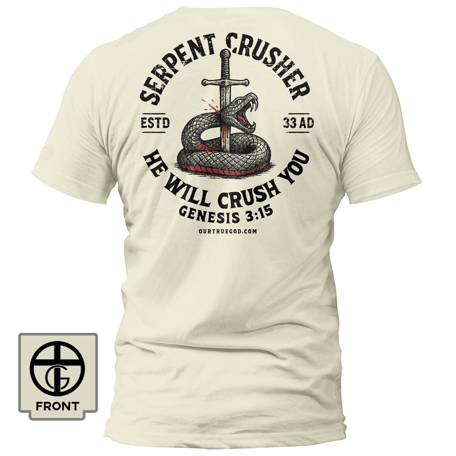 Serpent Crusher Fall Collection T-Shirt - Our True God
