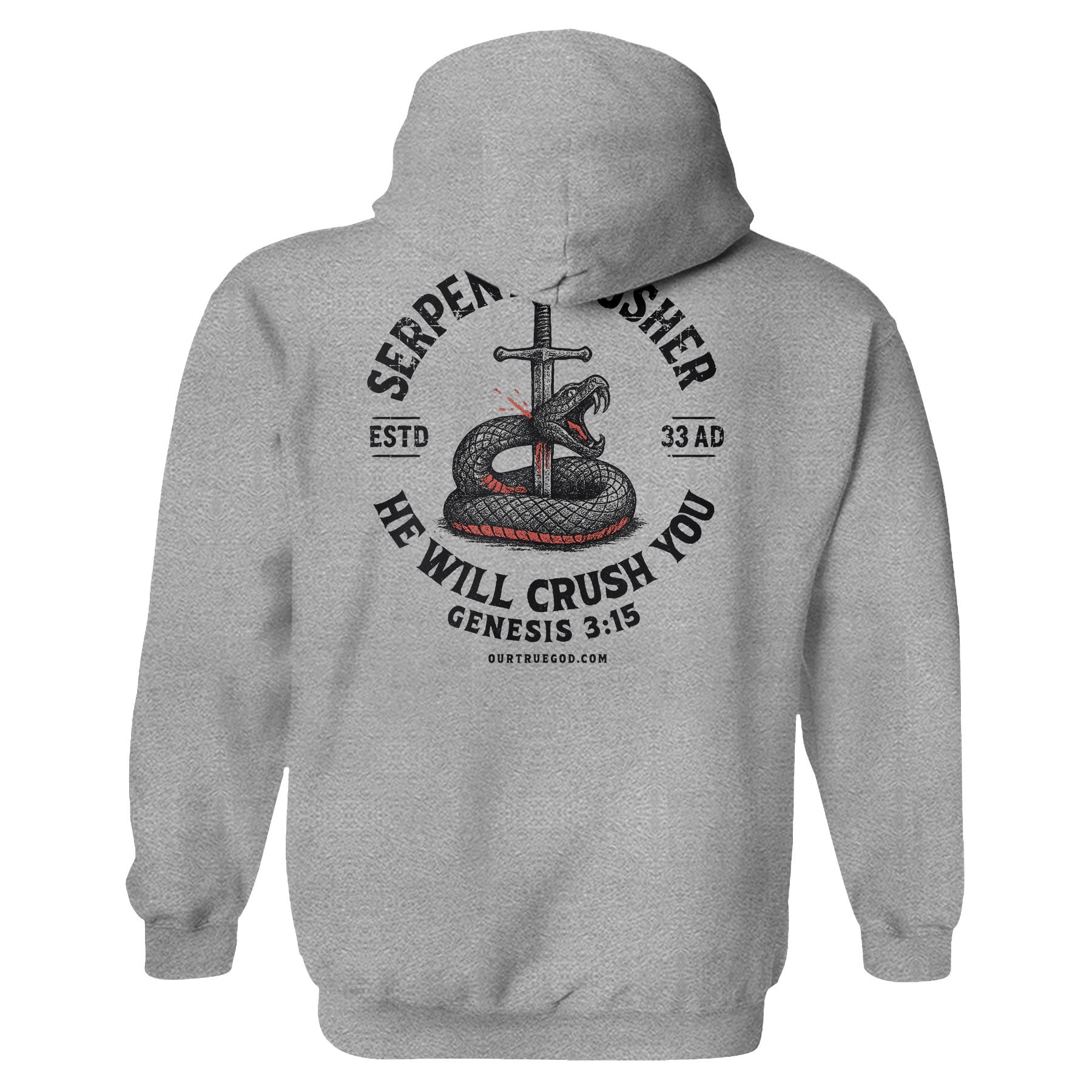 Serpent Crusher Hoodie - Our True God