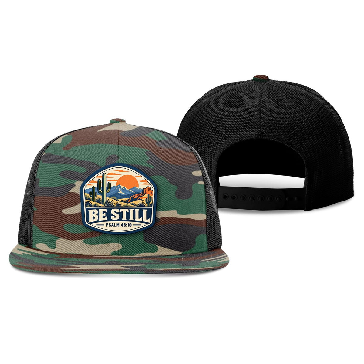 SunFrog Solutions Hat Be Still Psalm 46:10 Trucker Hat