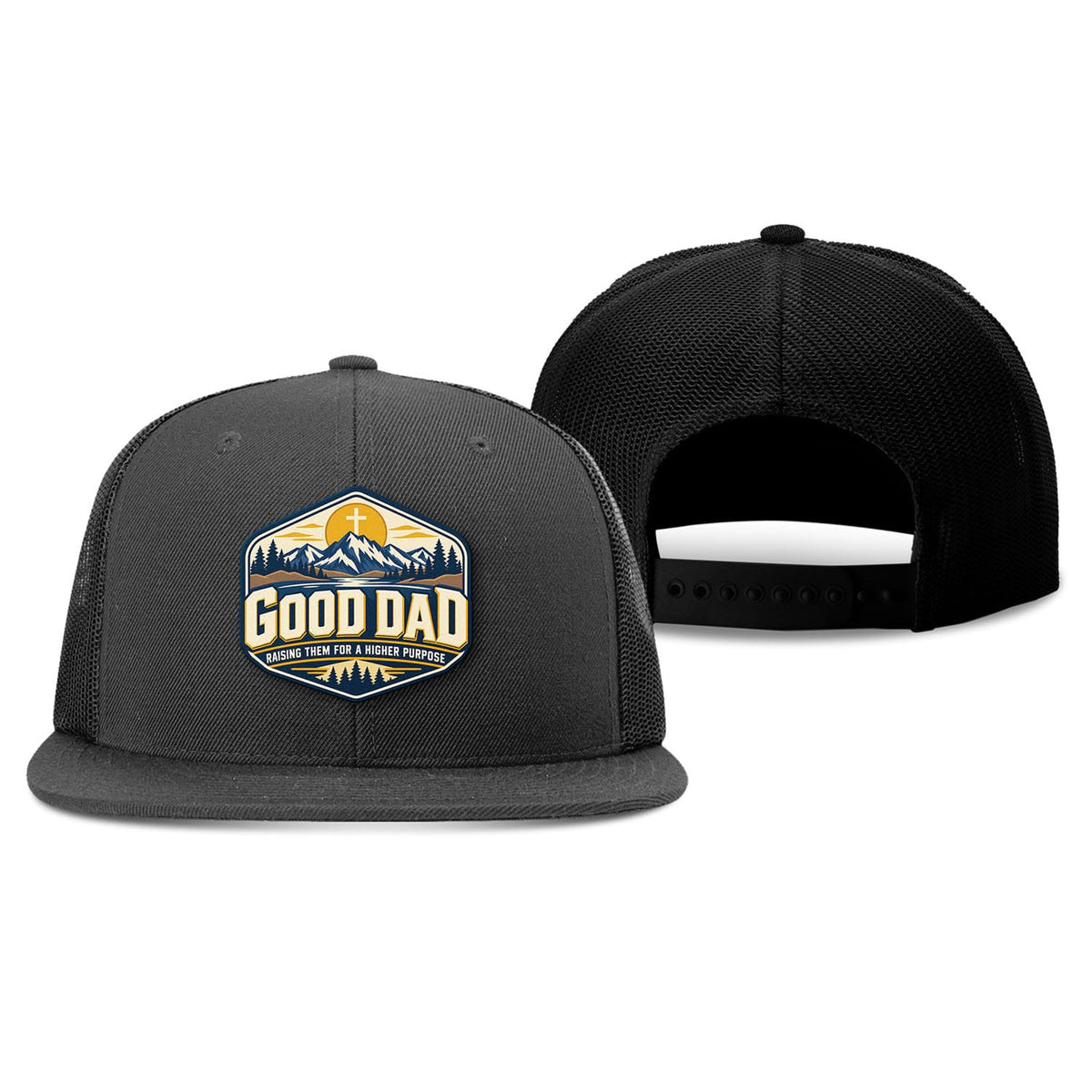 SunFrog Solutions Hat Good Dad Trucker Hat