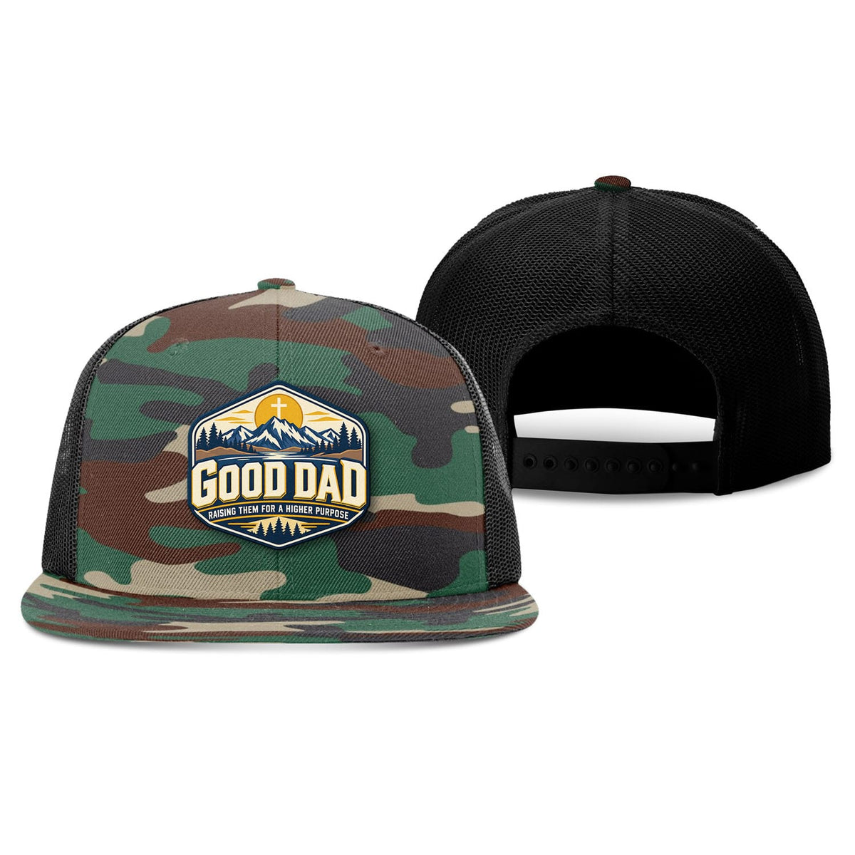 SunFrog Solutions Hat Good Dad Trucker Hat