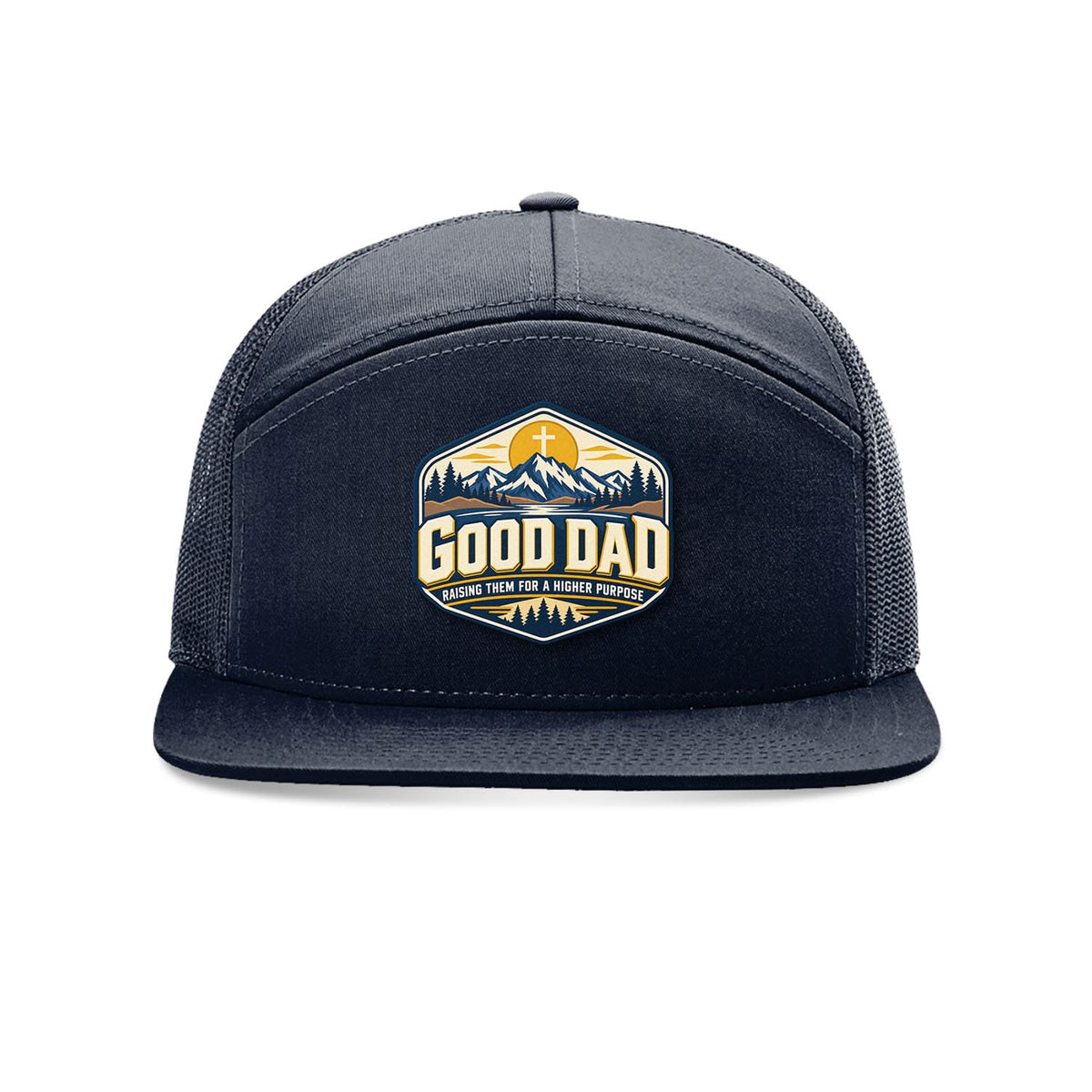 SunFrog Solutions Hat Navy Good Dad Trucker Hat