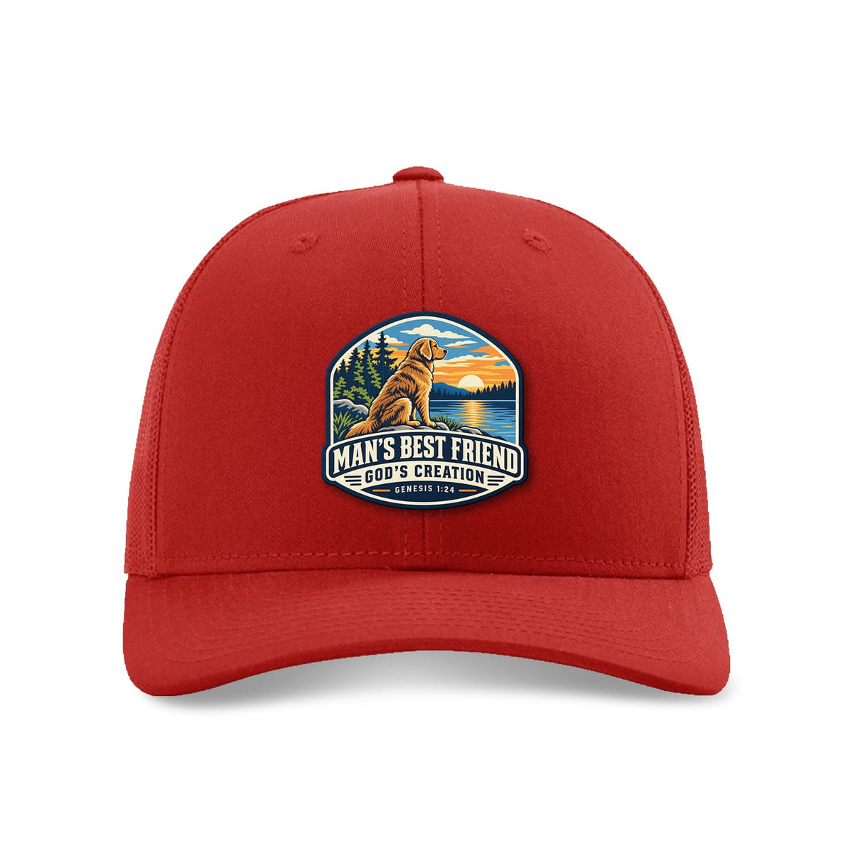 SunFrog Solutions Hat Red Man's Best Friend Trucker Hat