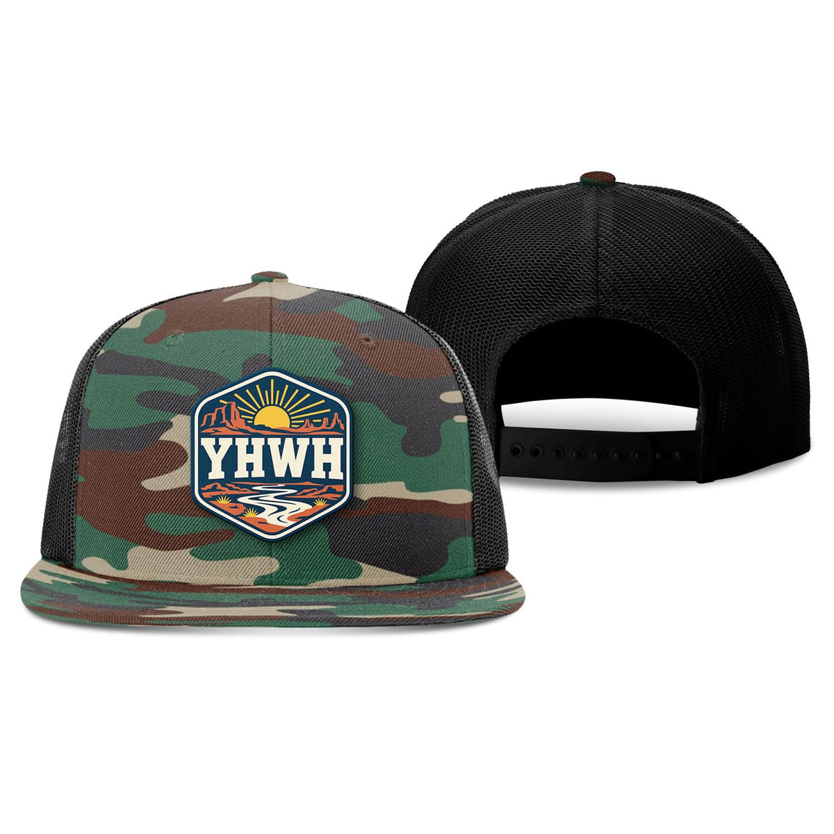 SunFrog Solutions Hat YHWH Patch Trucker Hat