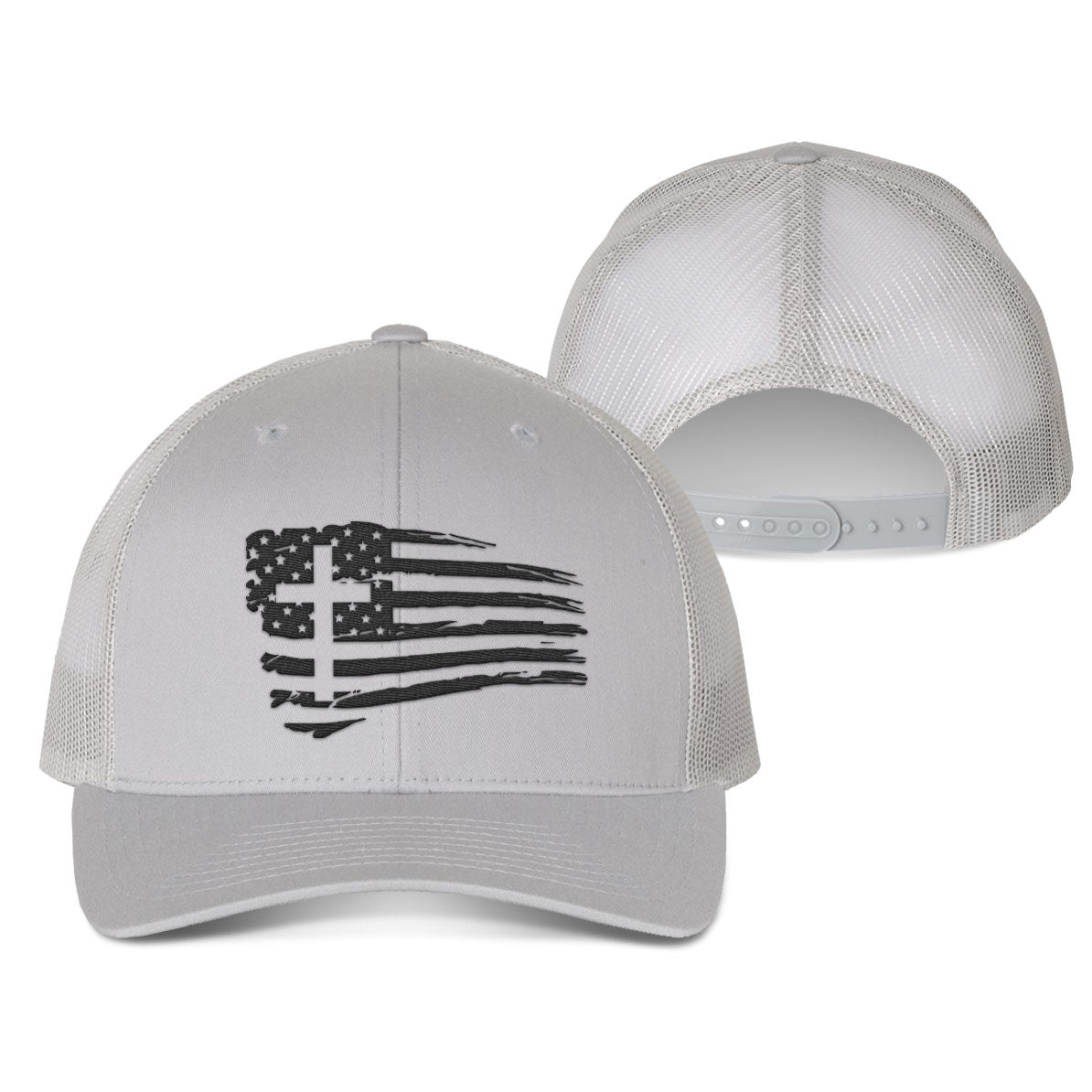 Tattered Flag Cross Fall Collection Hats - Our True God