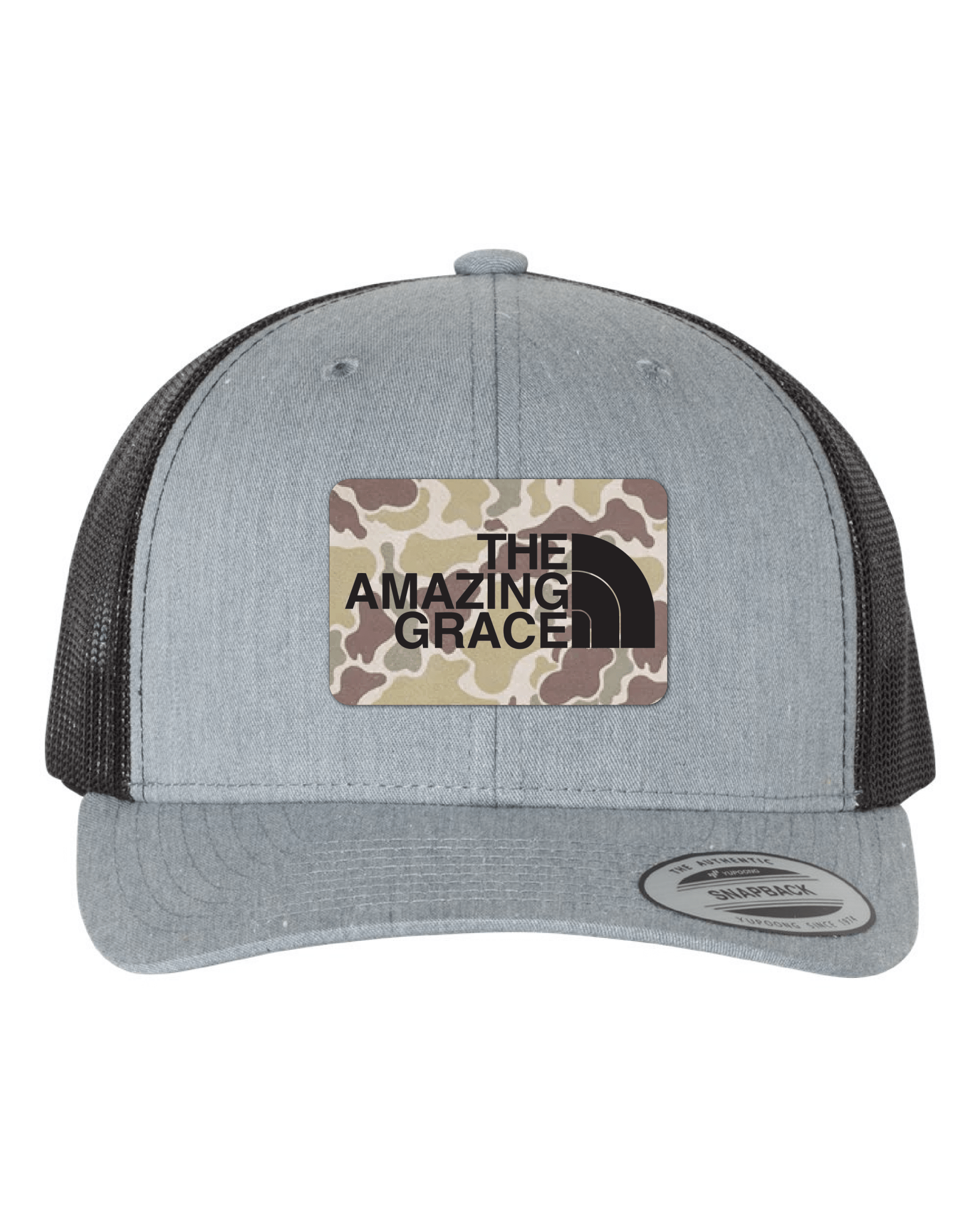The Amazing Grace Duck Camo Patch Fall Collection Hats - Our True God
