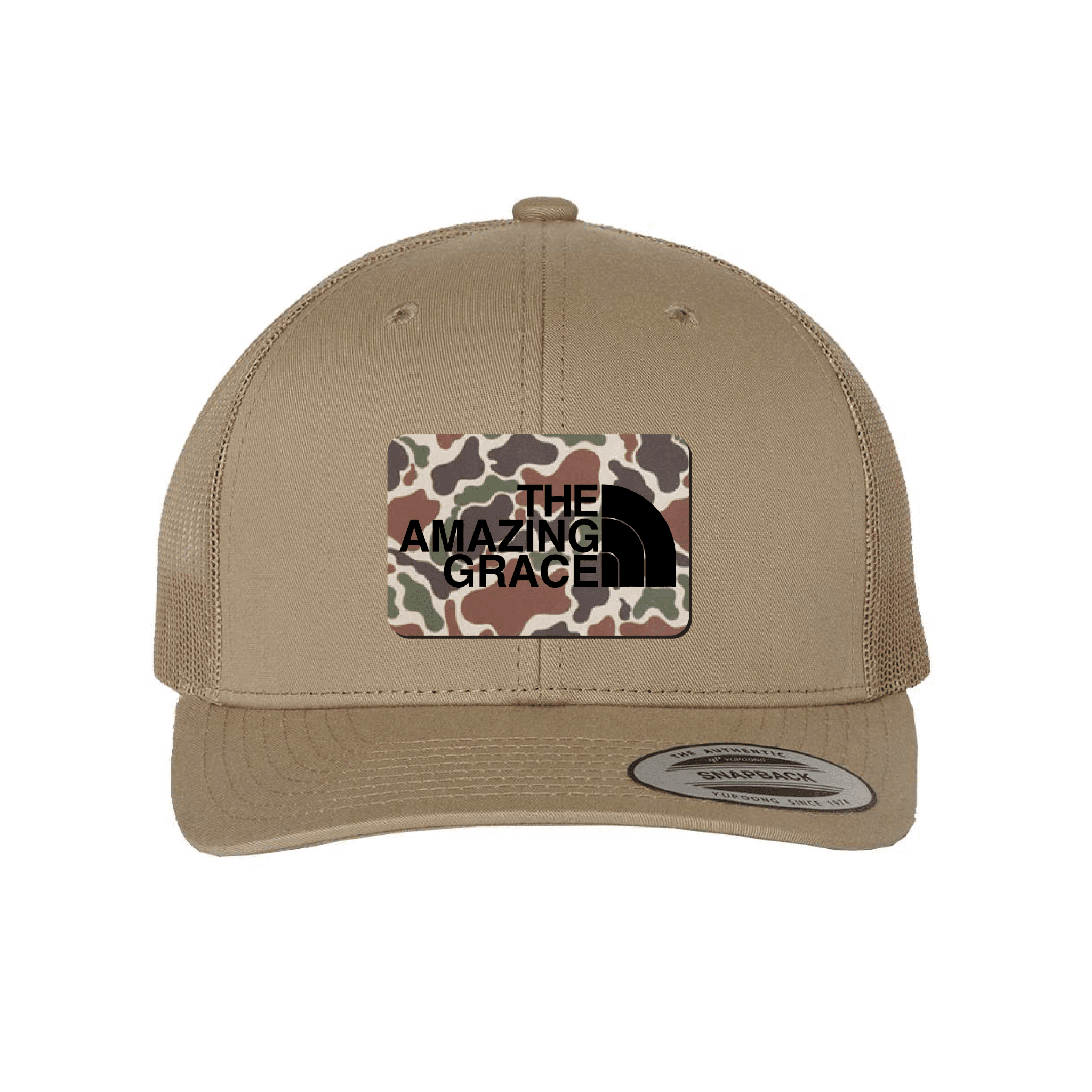 The Amazing Grace Fowl Play Camo Patch Fall Collection Hats - Our True God