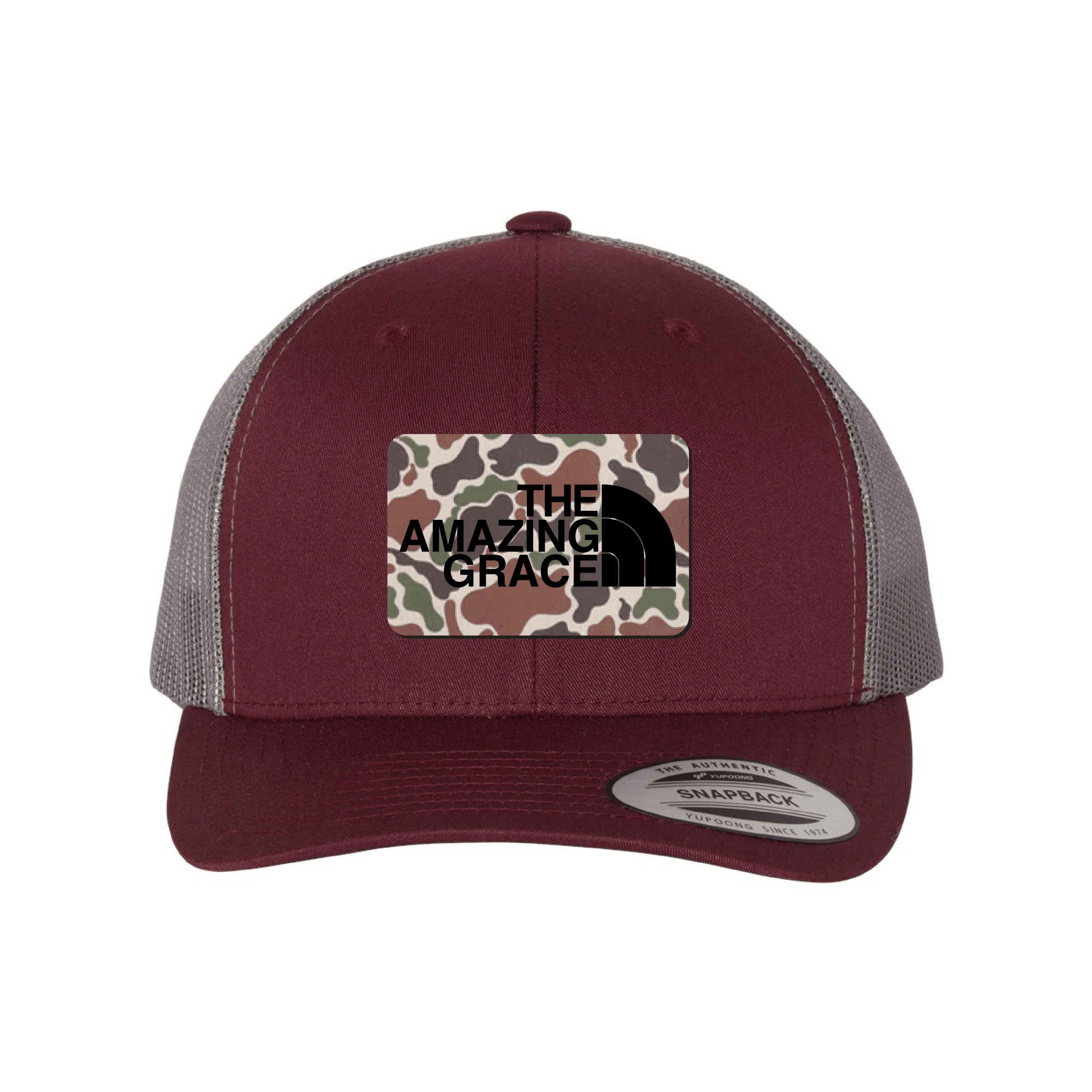 The Amazing Grace Fowl Play Camo Patch Fall Collection Hats - Our True God
