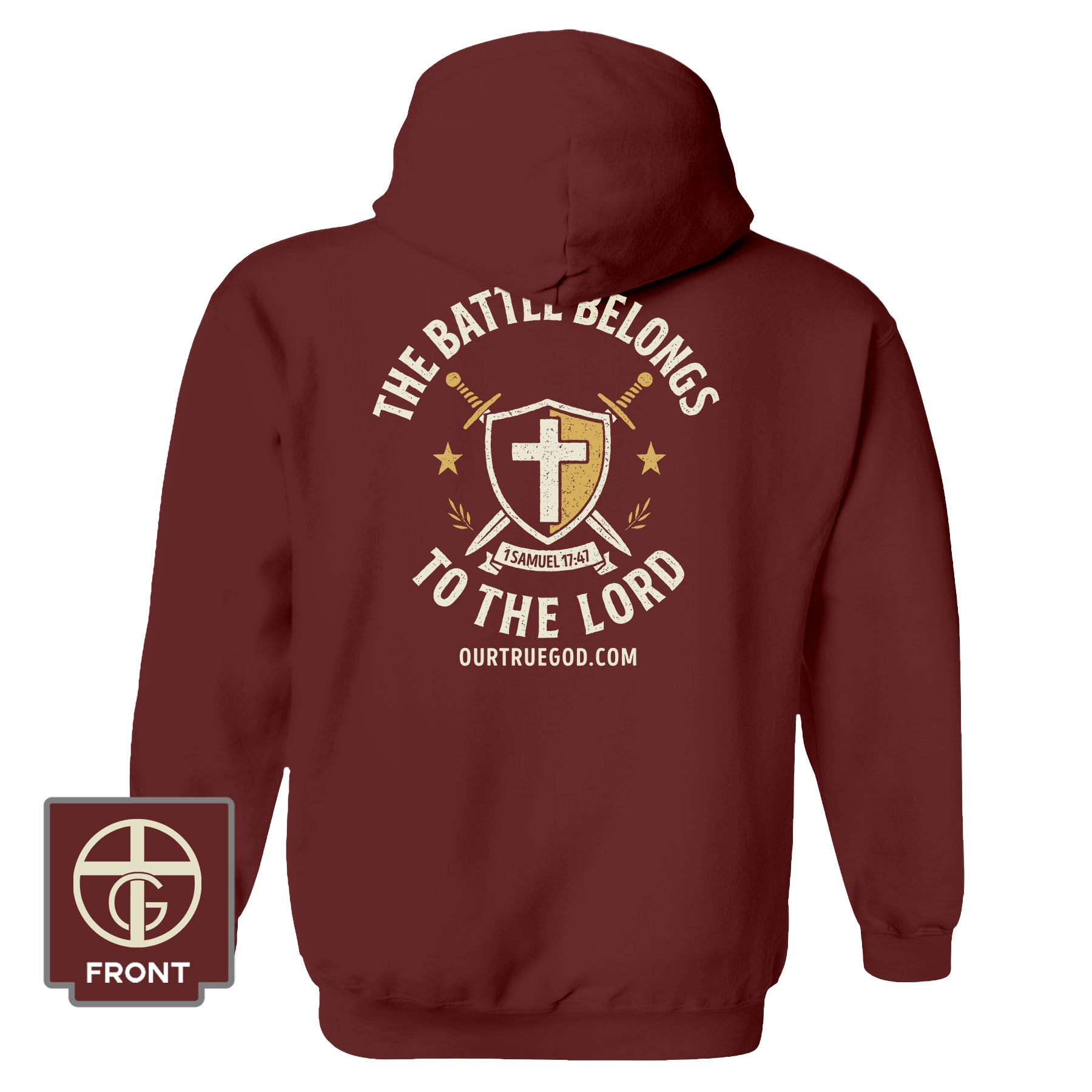 The Battle Belongs To The Lord Hoodie - Our True God