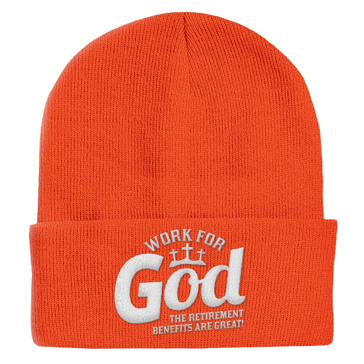 Work For God Beanies - Our True God