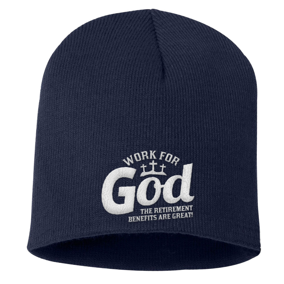 Work For God Beanies - Our True God