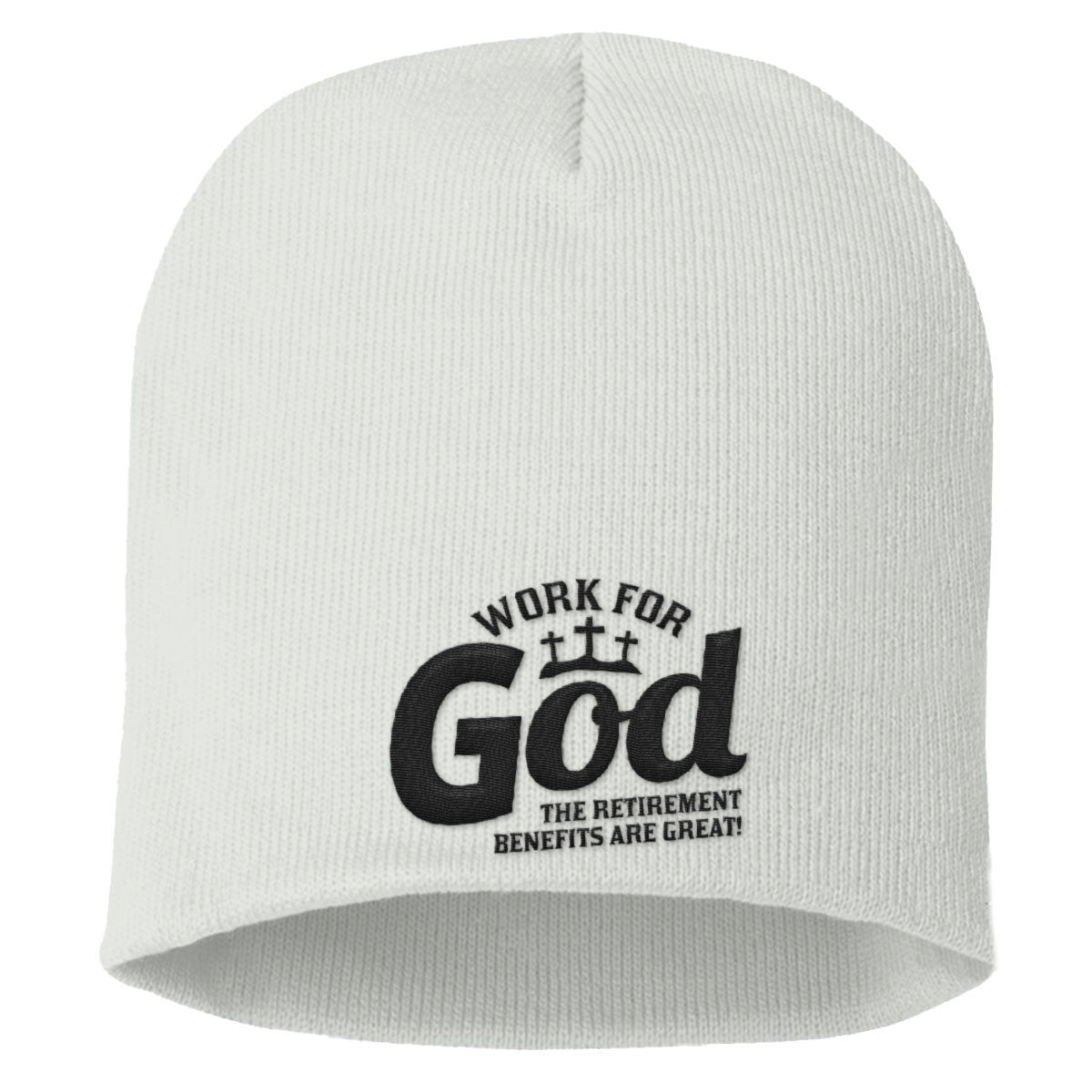Work For God Beanies - Our True God