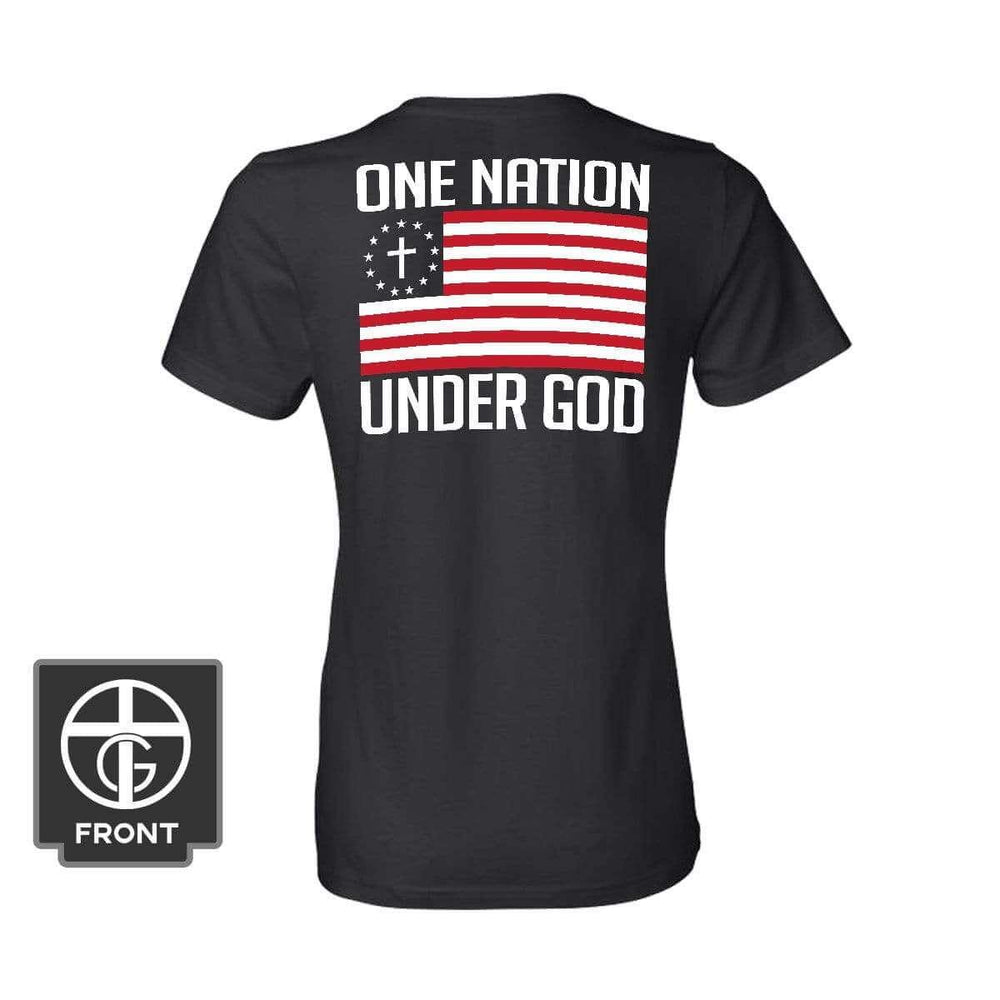 One Nation Under God (Back Print) - Our True God