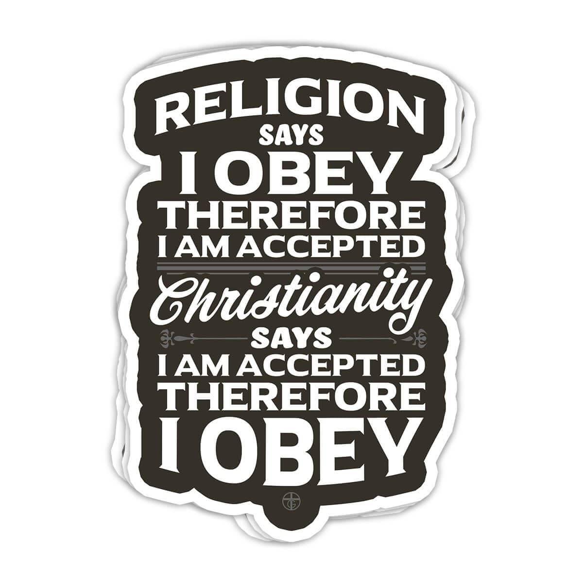 Christianity Says Decal