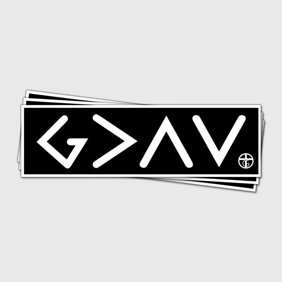 God Is Greater Than The Highs and Lows Bumper Stickers