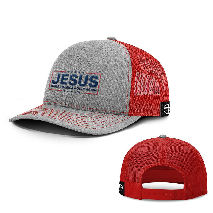 Jesus Make America Godly Again Hats | Our True God