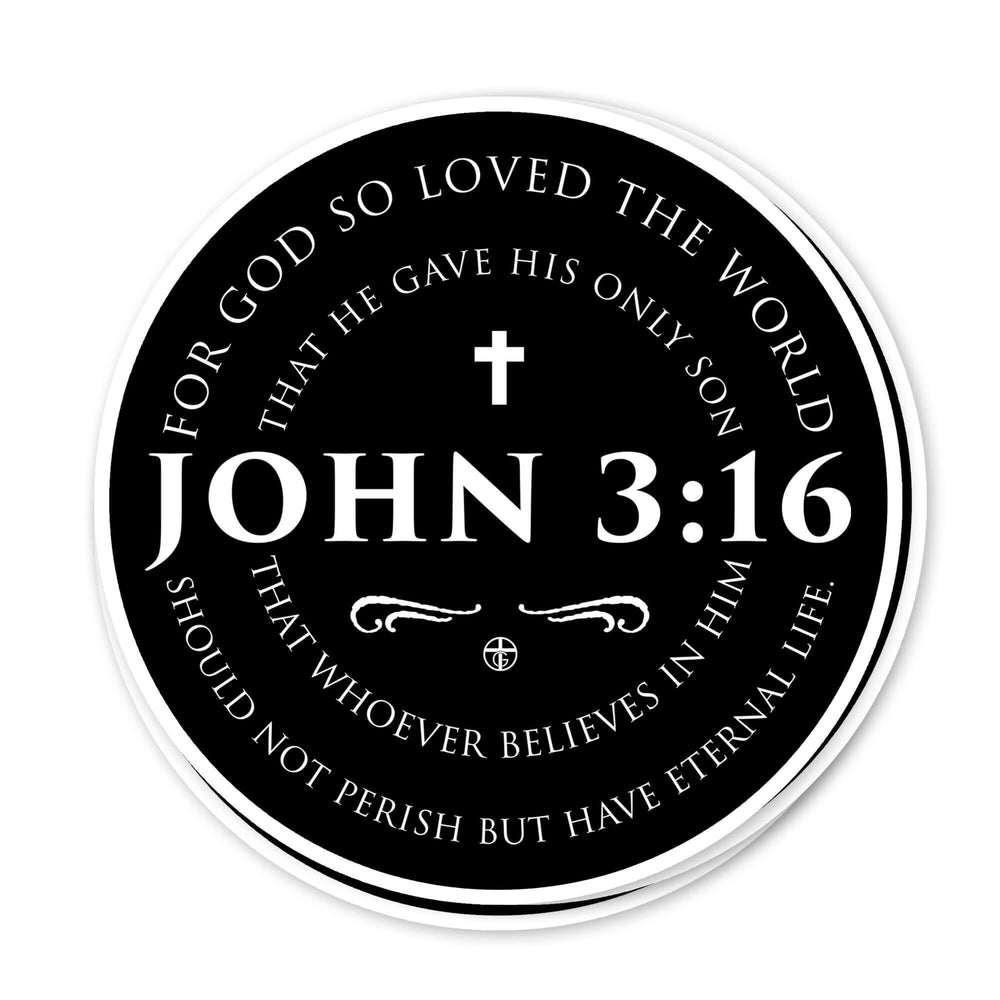 John 3:16 Decals - Our True God