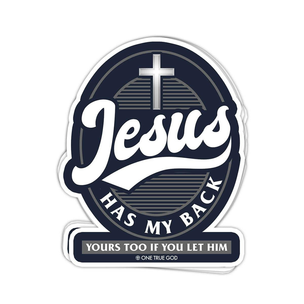 Jesus Has My Back Decals - Our True God