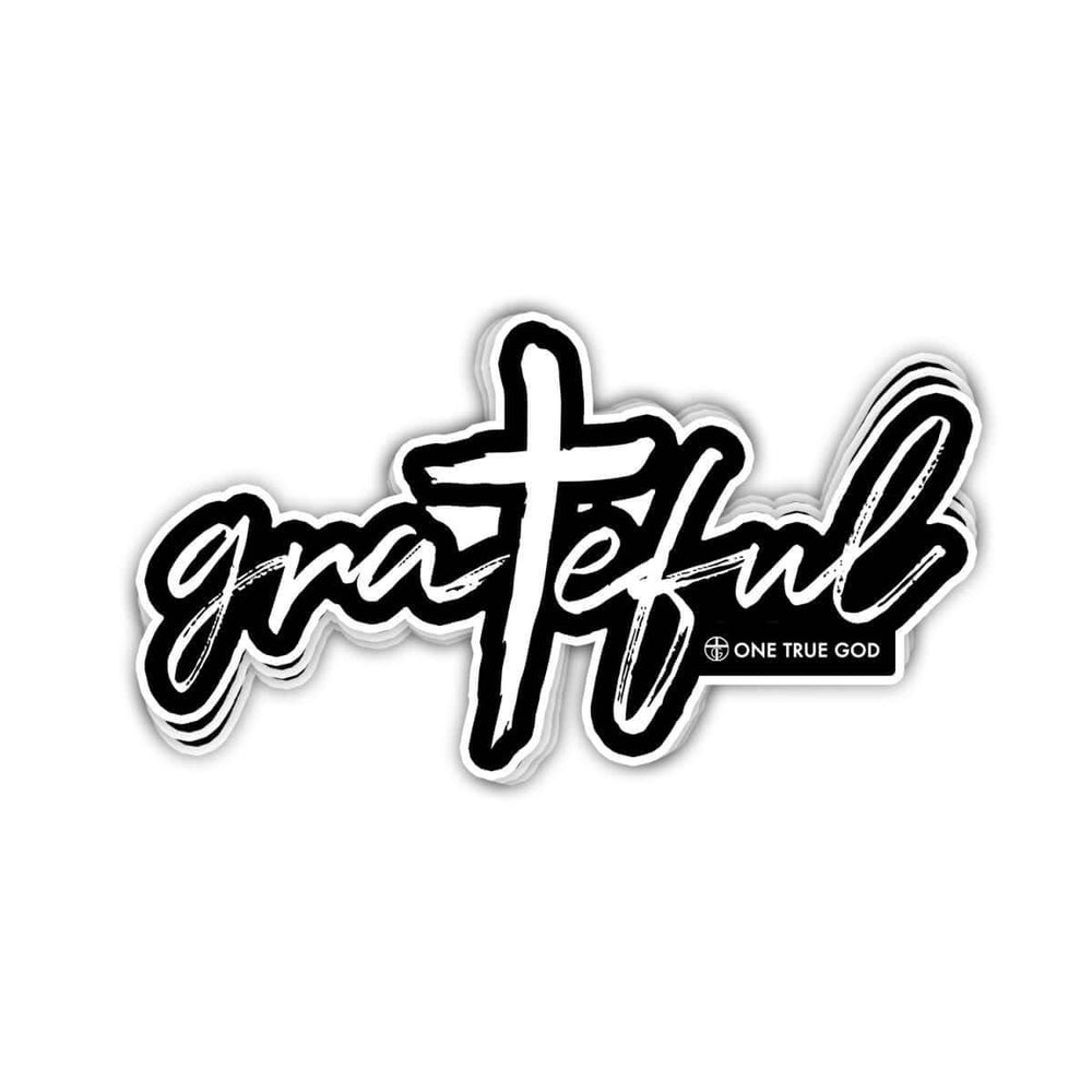 Grateful Cross Decals - Our True God