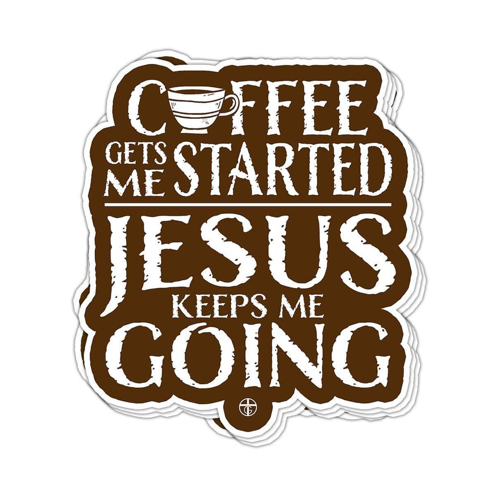 Jesus Keeps Me Going Decals - Our True God