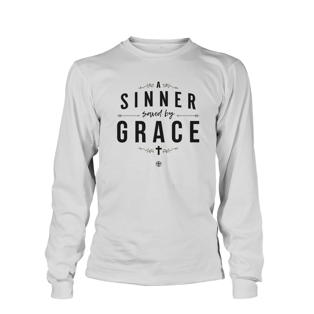 A Sinner Saved By Grace Long Sleeve - Our True God