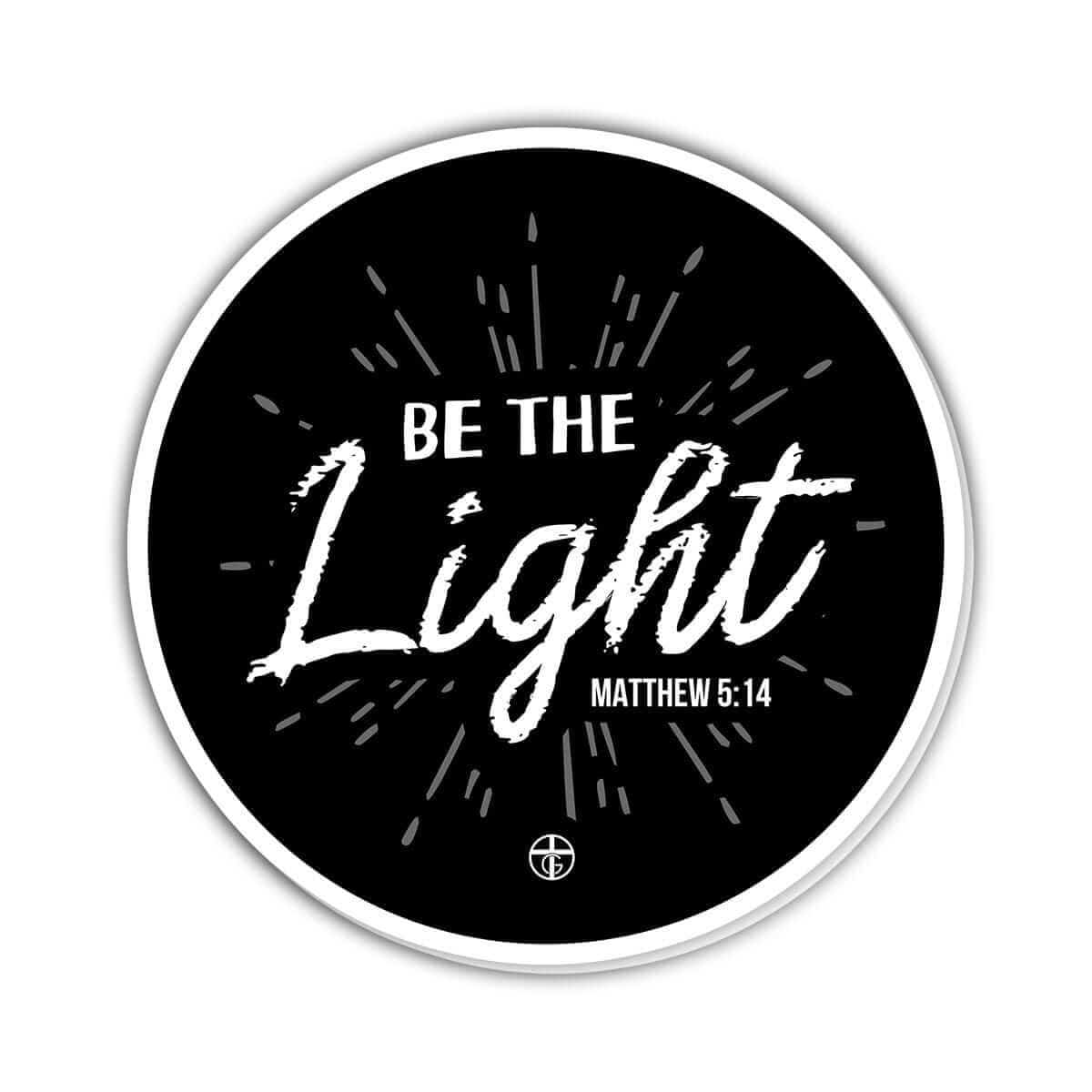 EDGE Printed Products Decal Be The Light Decals