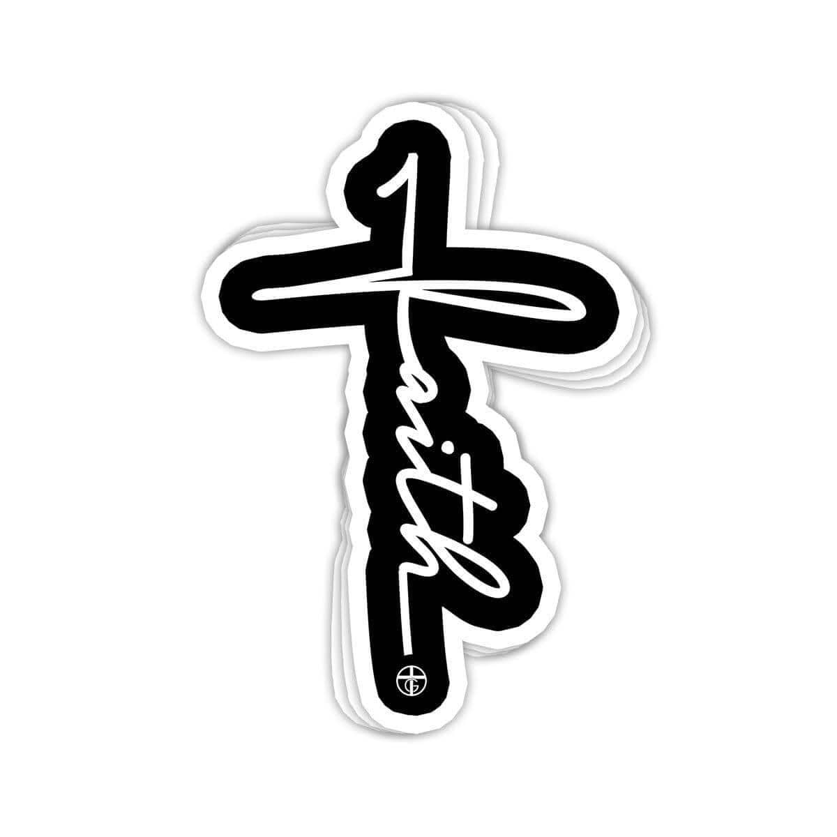 EDGE Printed Products Decal Faith Cross Decals
