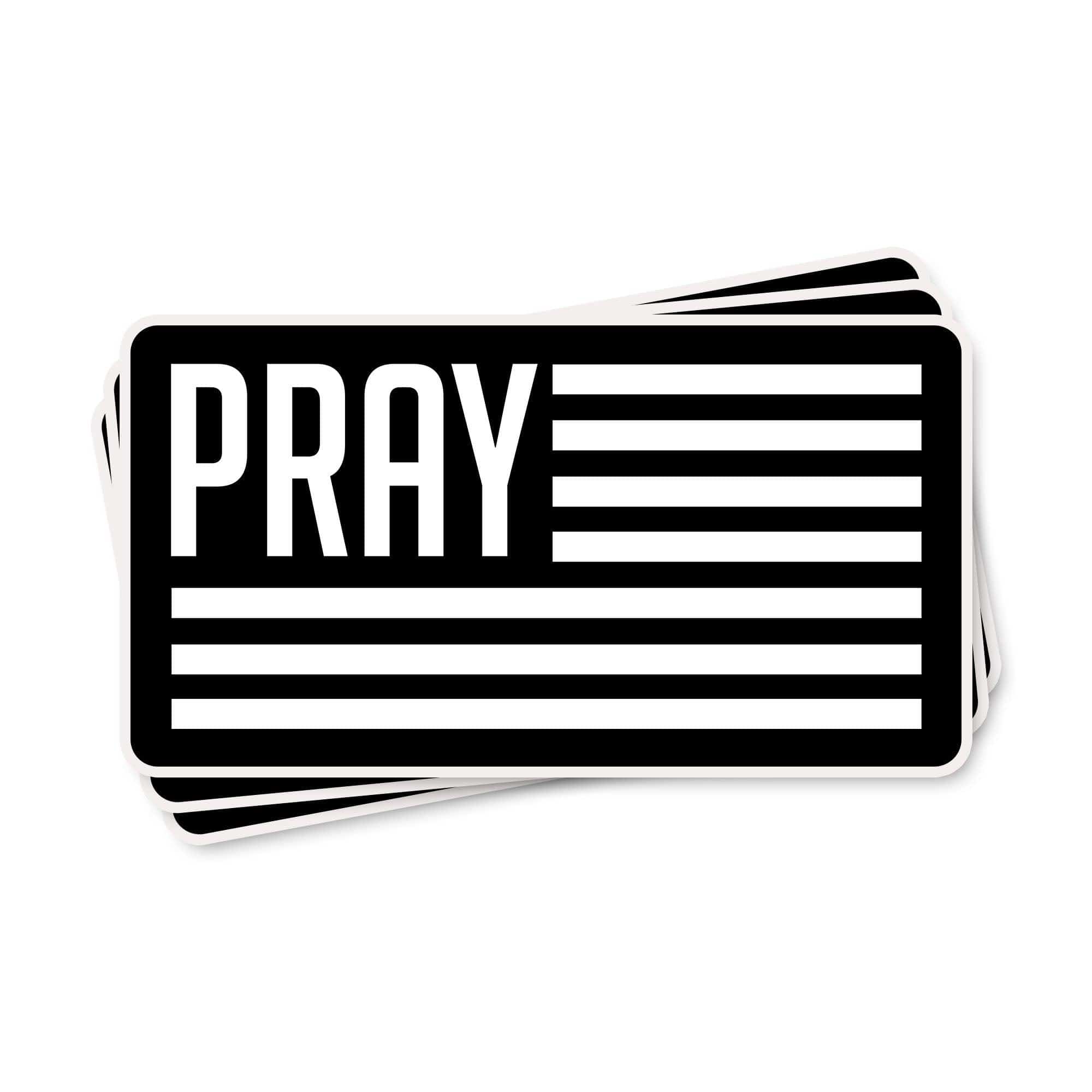 EDGE Printed Products Decal Pray Flag Decals