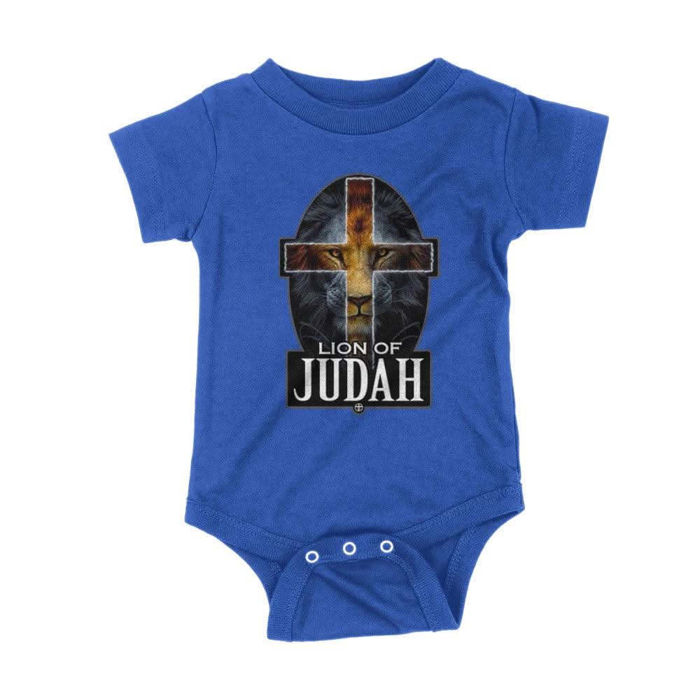 Lion Of Judah Cross Kids Shirts - Our True God