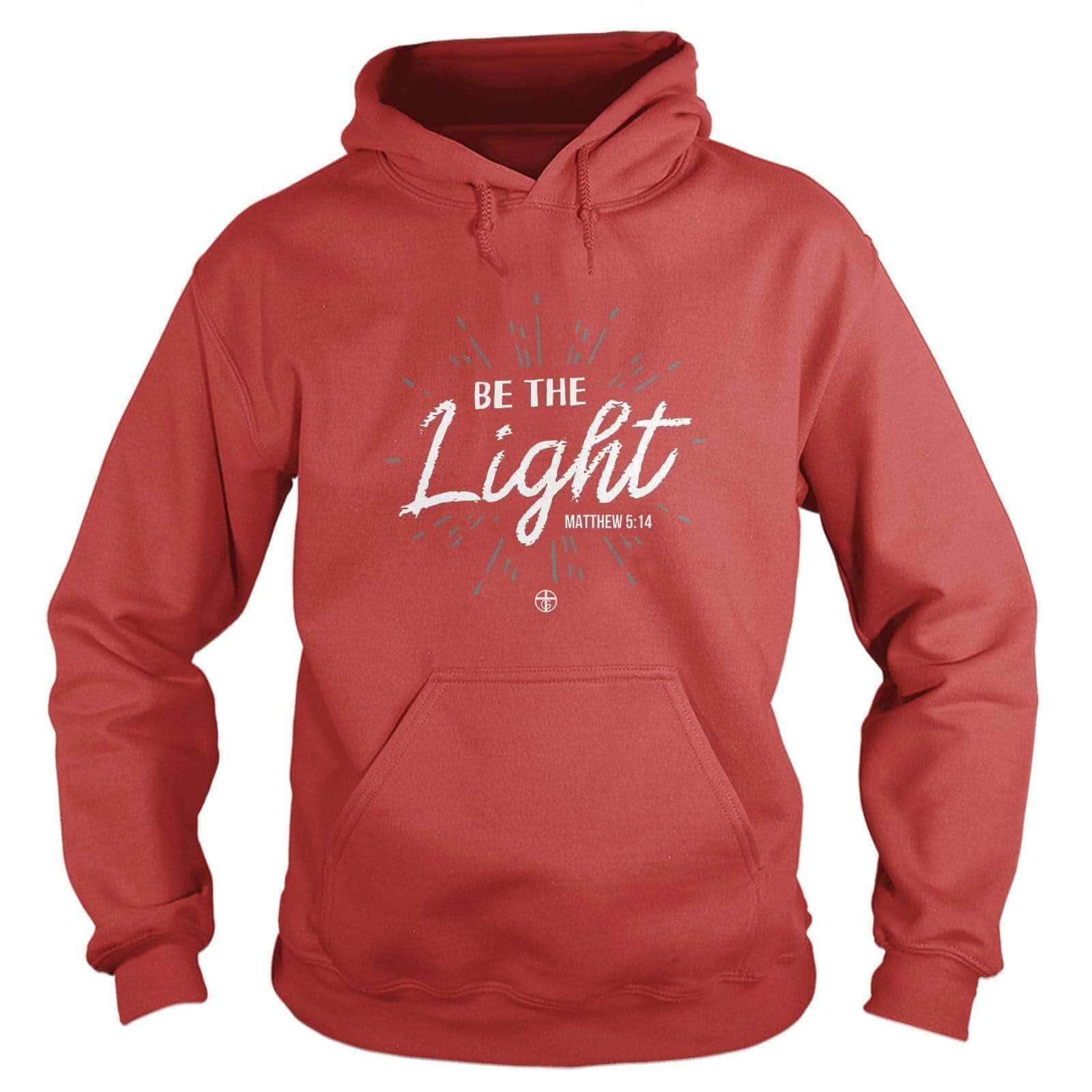Our True God Apparel Hoodie / Red / S Be The Light