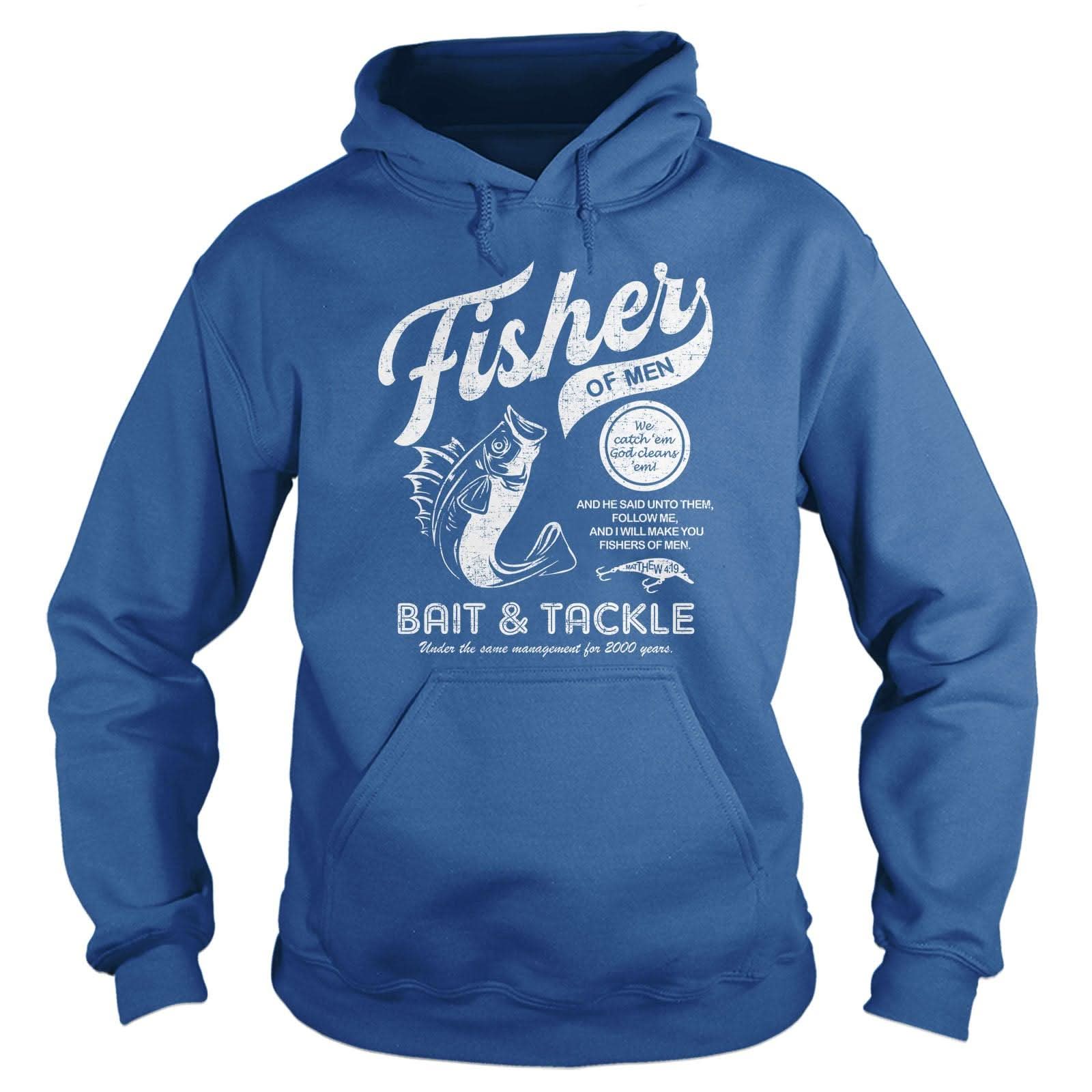 Our True God Apparel Hoodie / Royal Blue / S Fisher of Men