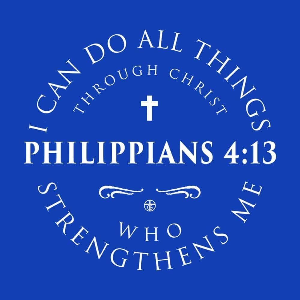 Our True God Apparel Philippians 4:13 T-Shirt