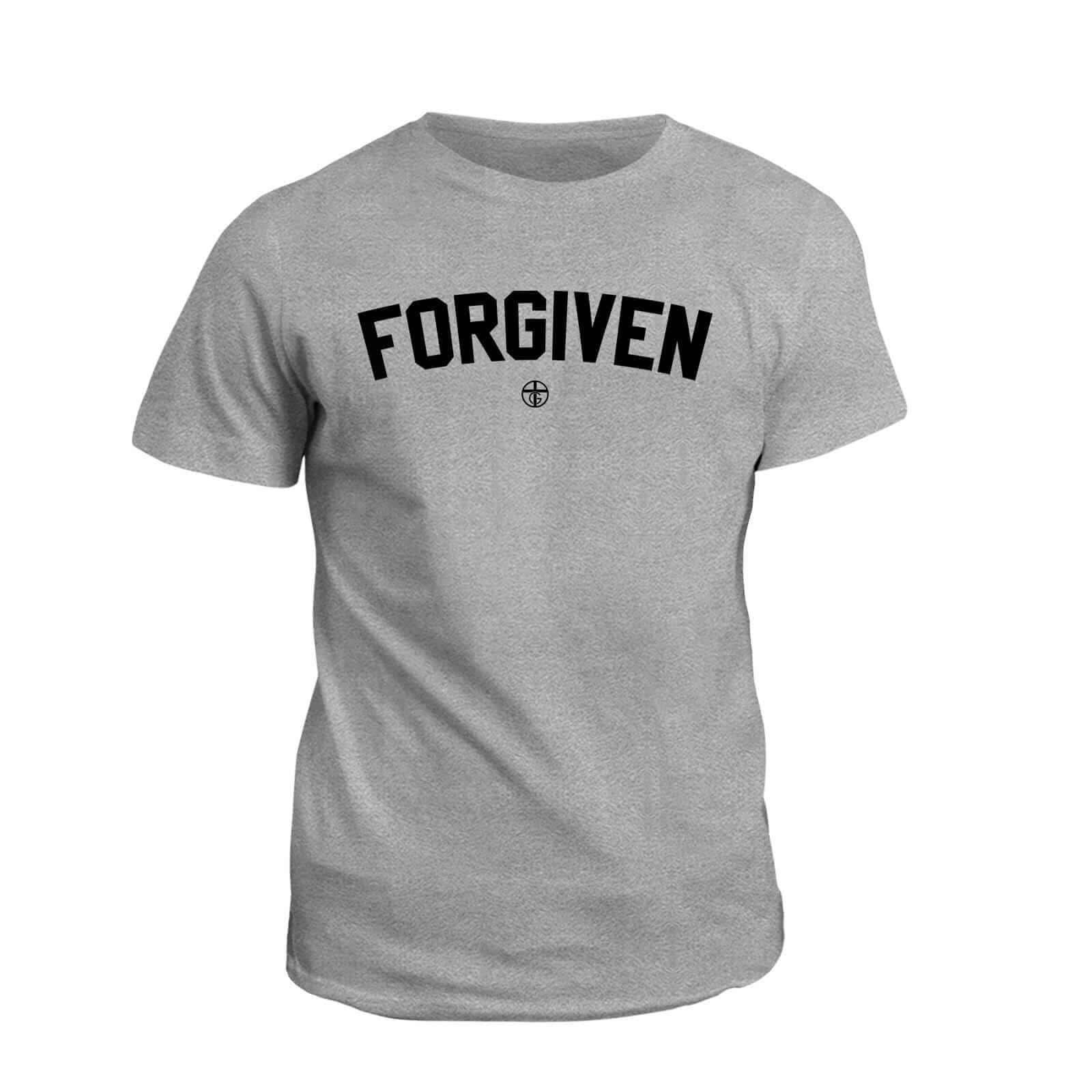 Our True God Apparel T-Shirt / Grey / S FORGIVEN T-Shirt
