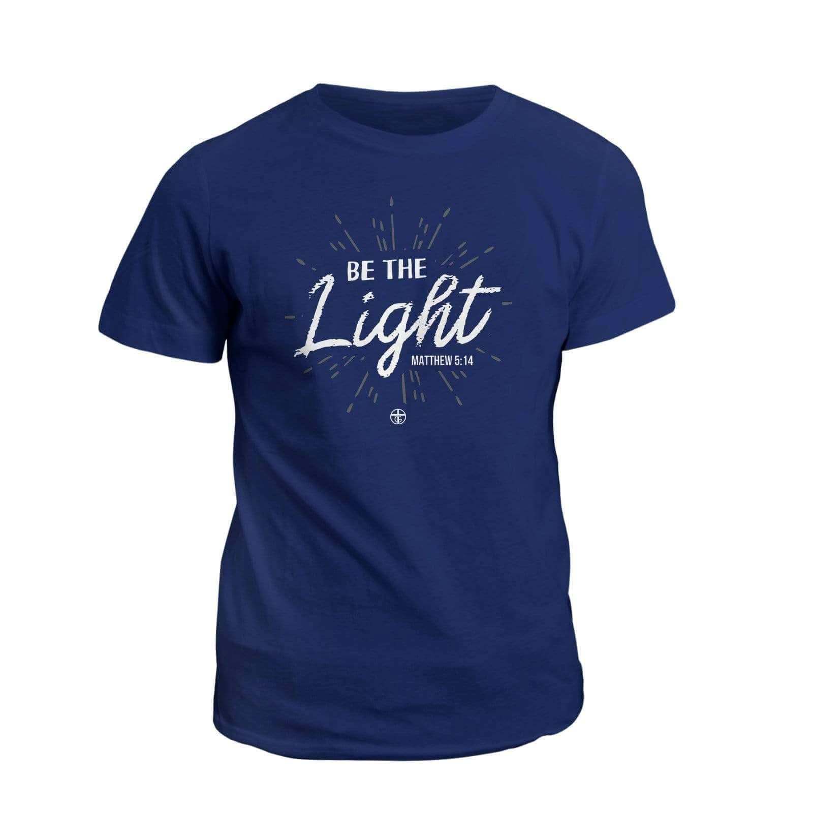 Our True God Apparel T-Shirt / Navy / S Be The Light