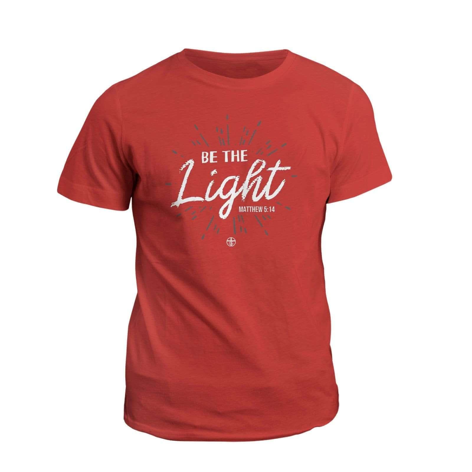 Our True God Apparel T-Shirt / Red / S Be The Light