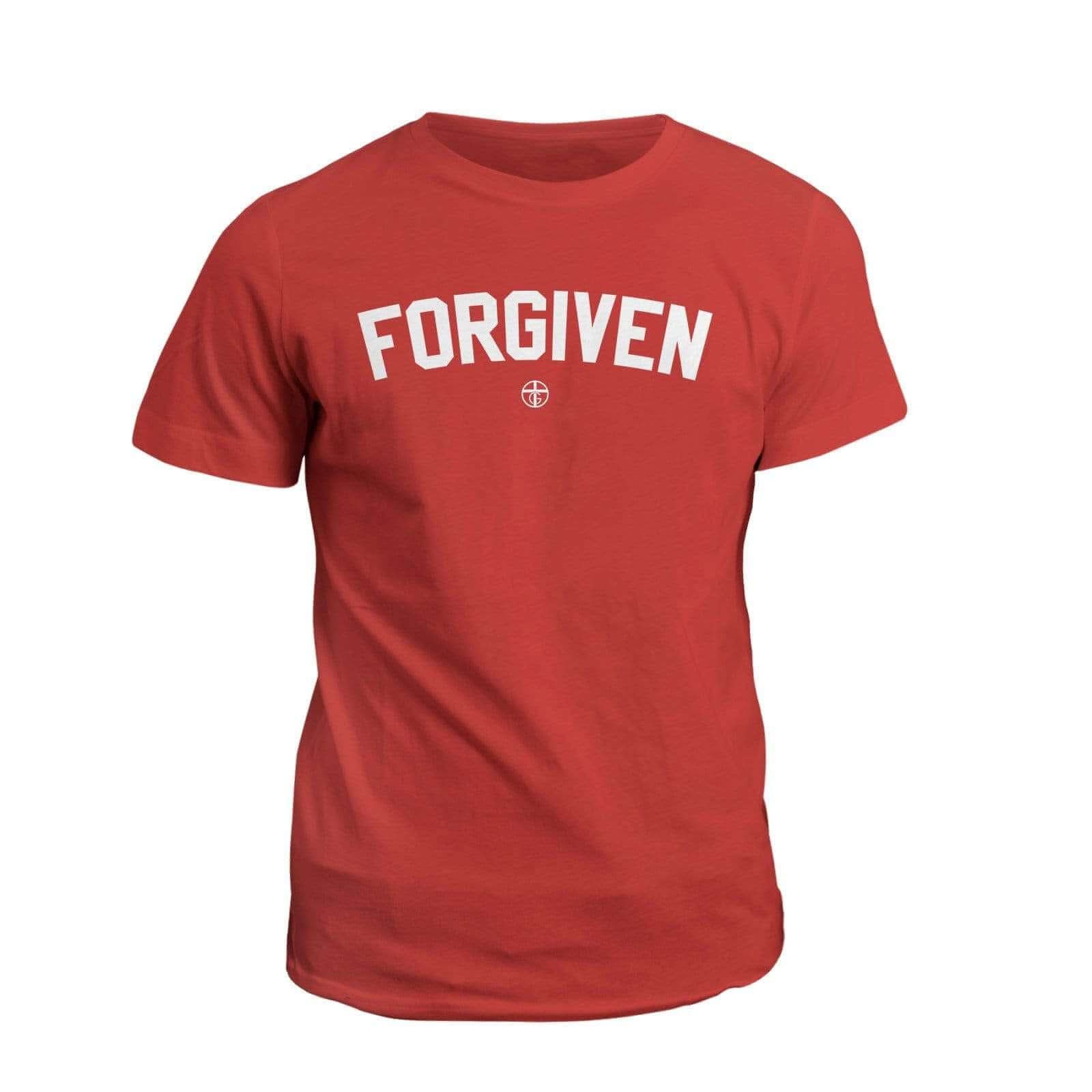 Our True God Apparel T-Shirt / Red / S FORGIVEN T-Shirt