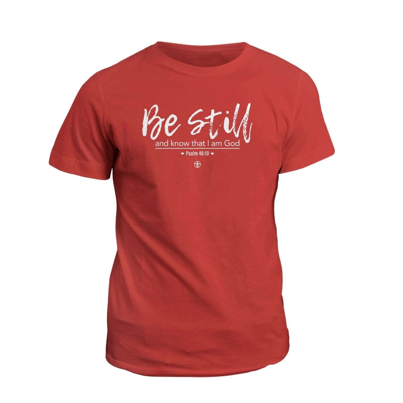 Our True God Apparel T-Shirt / Red / S Ps 46:10 T-Shirt