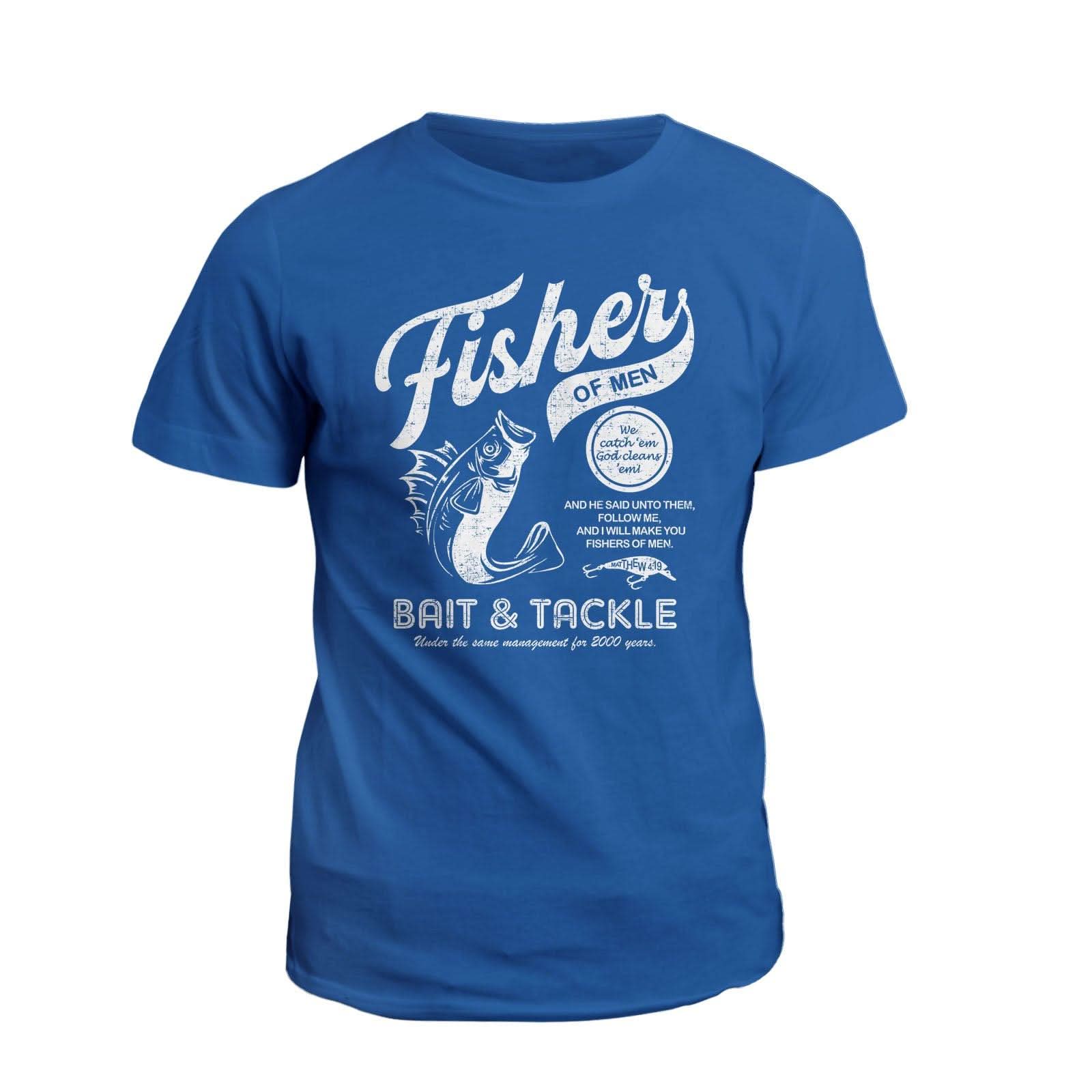 Our True God Apparel T-Shirt / Royal Blue / S Fisher of Men