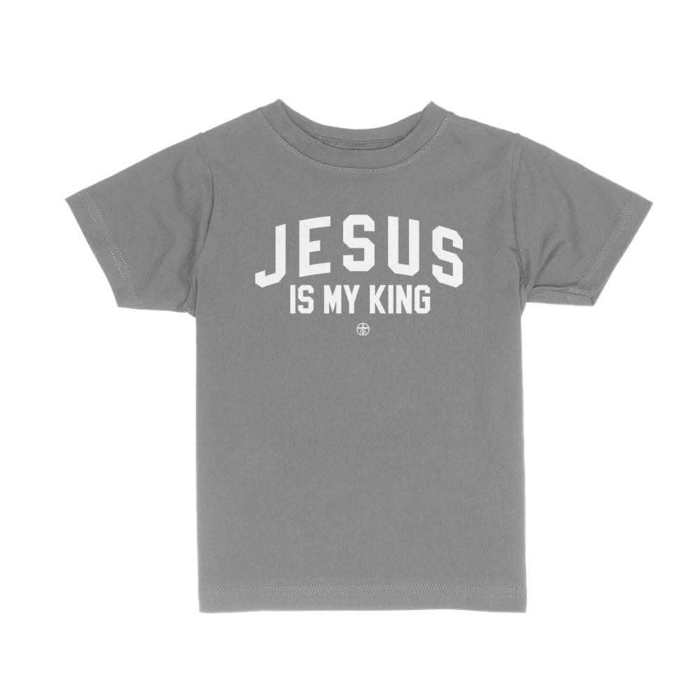 Our True God Apparel Toddler / Charcoal / 2T Jesus Is My King Kids Shirts