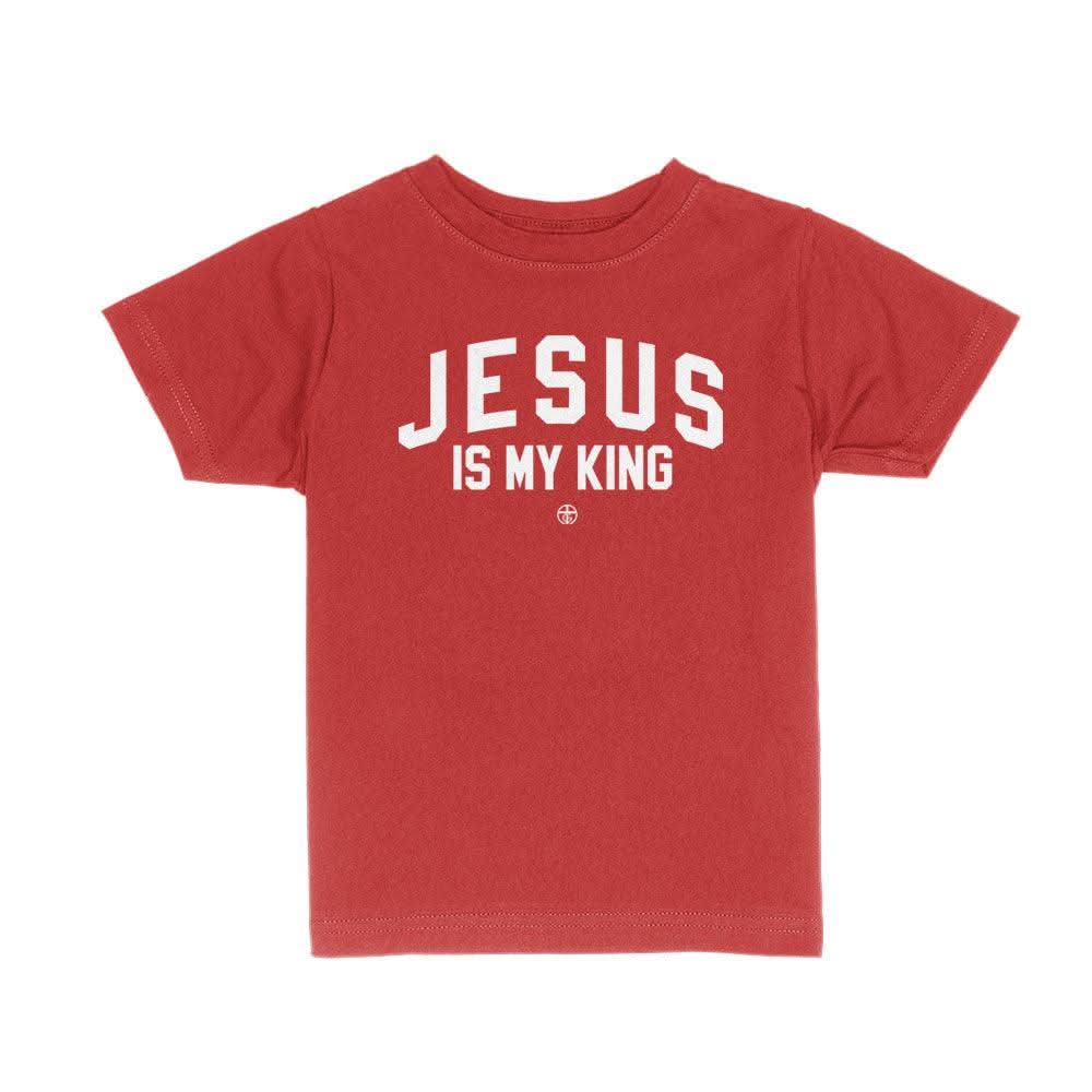 Our True God Apparel Toddler / Red / 2T Jesus Is My King Kids Shirts