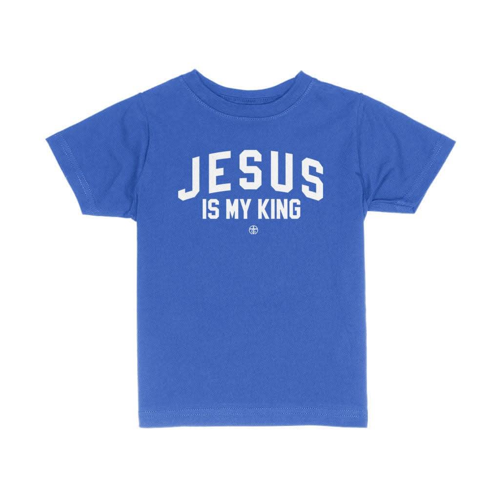 Our True God Apparel Toddler / Royal Blue / 2T Jesus Is My King Kids Shirts