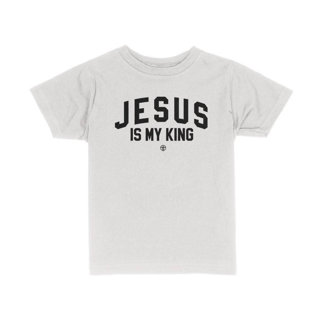 Our True God Apparel Toddler / White / 2T Jesus Is My King Kids Shirts