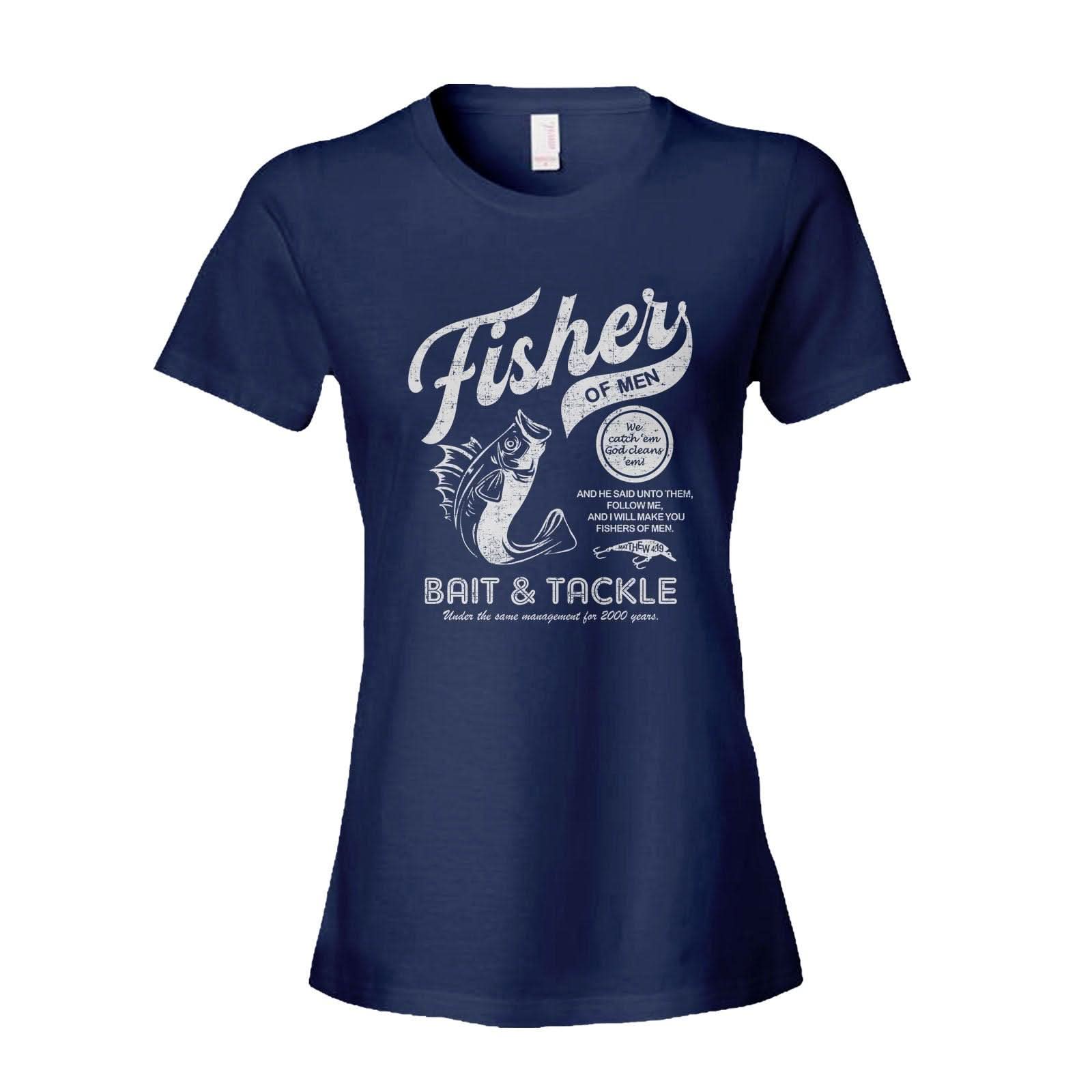 Our True God Apparel Women's Shirt / Navy / S Fisher of Men