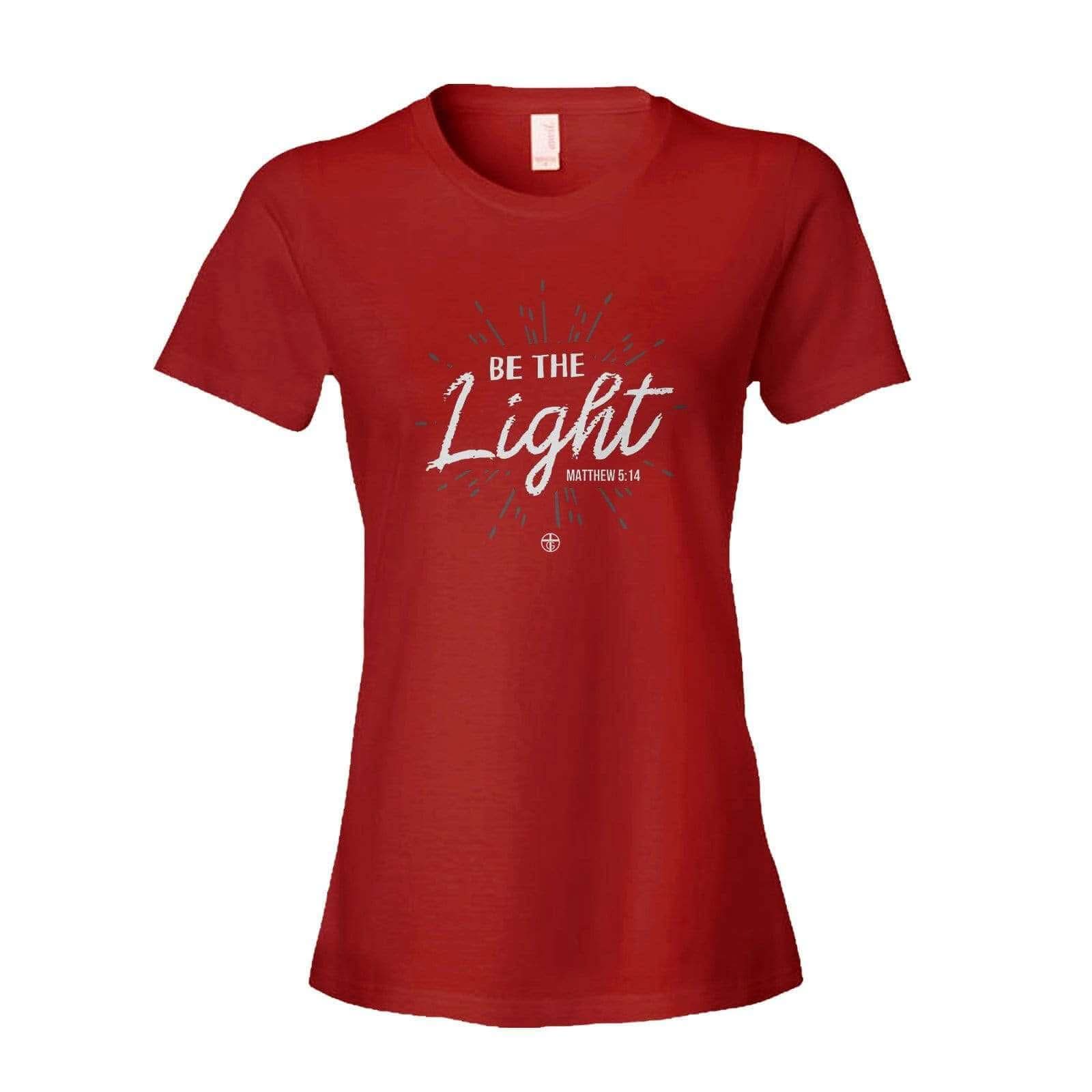 Our True God Apparel Women's Shirt / Red / S Be The Light