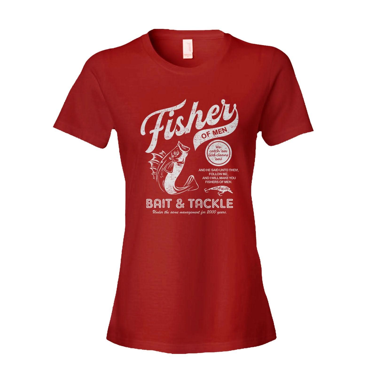 Our True God Apparel Women's Shirt / Red / S Fisher of Men