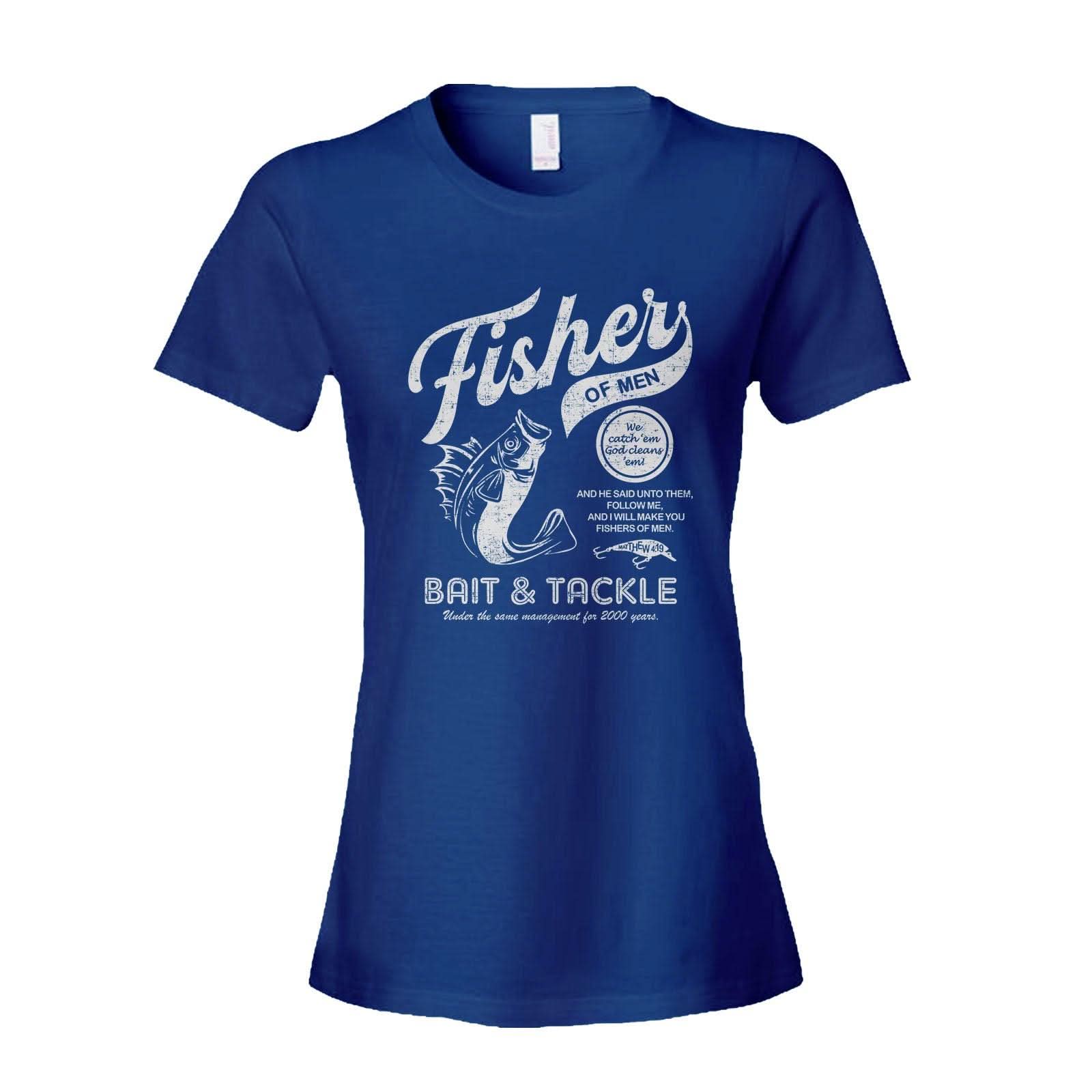Our True God Apparel Women's Shirt / Royal Blue / S Fisher of Men