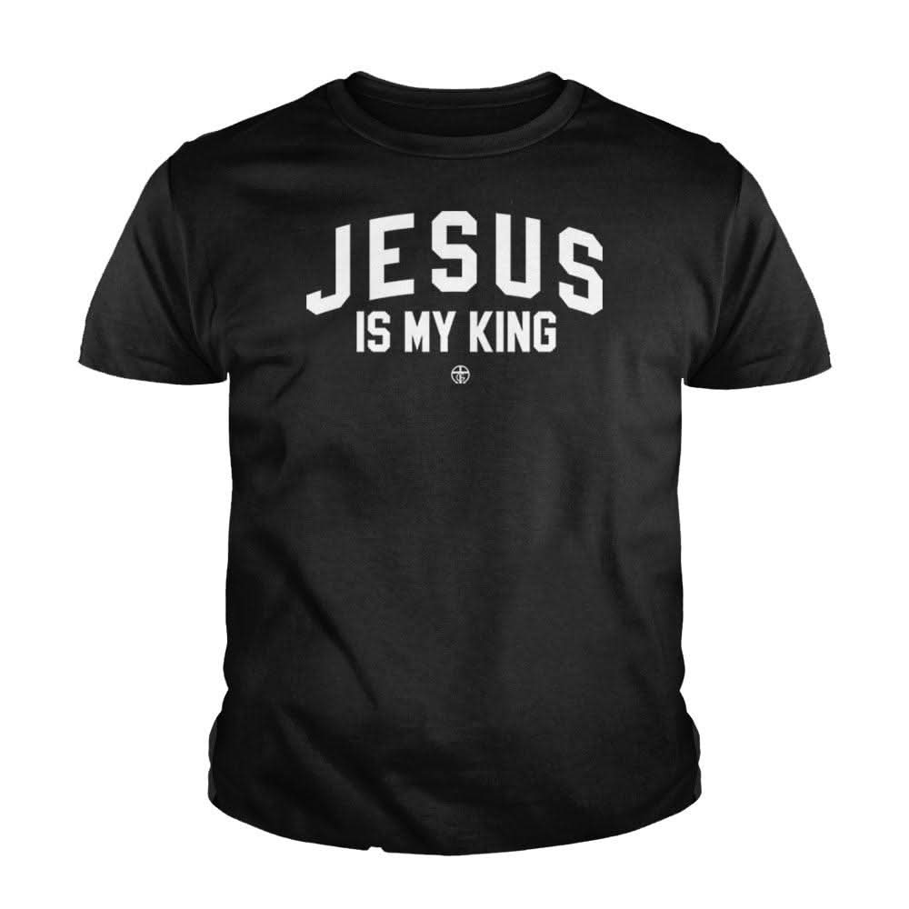 Our True God Apparel Youth / Black / XS Jesus Is My King Kids Shirts